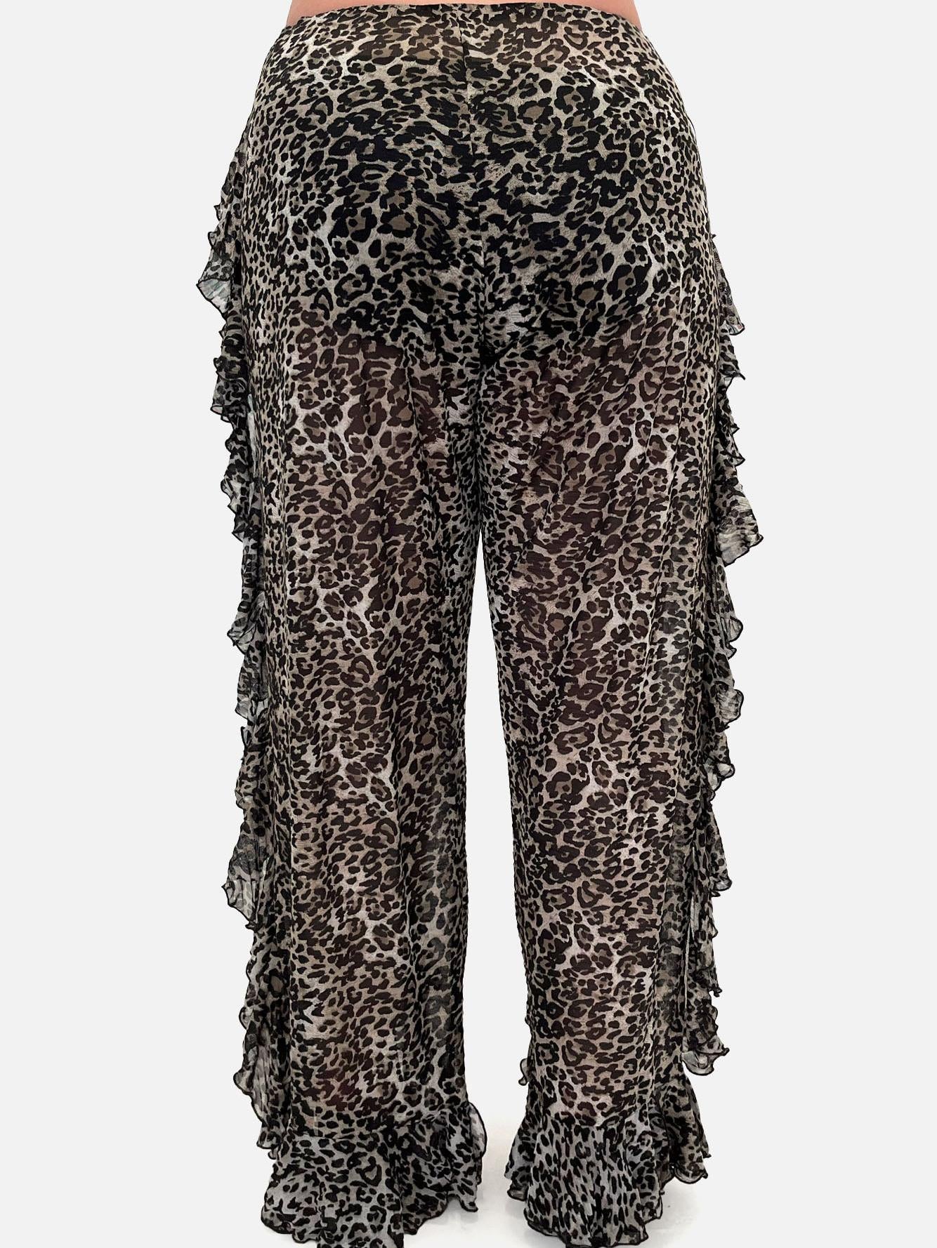 Ester Manas Feline Pantalon léopard XS/S fluide