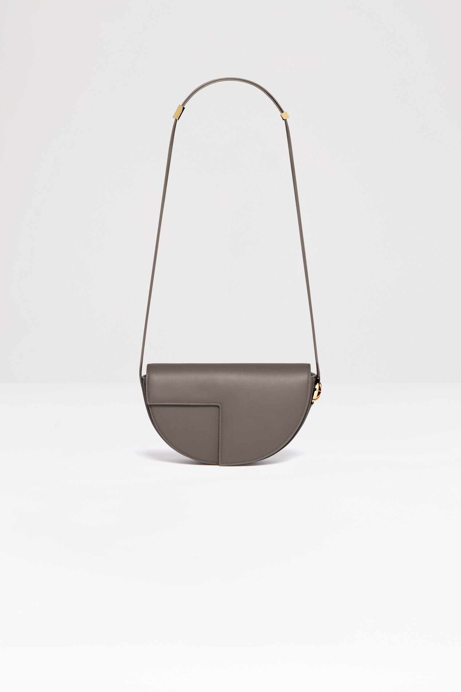 Patou Le Patou BA001 sac cuir Storm gris bandoulière