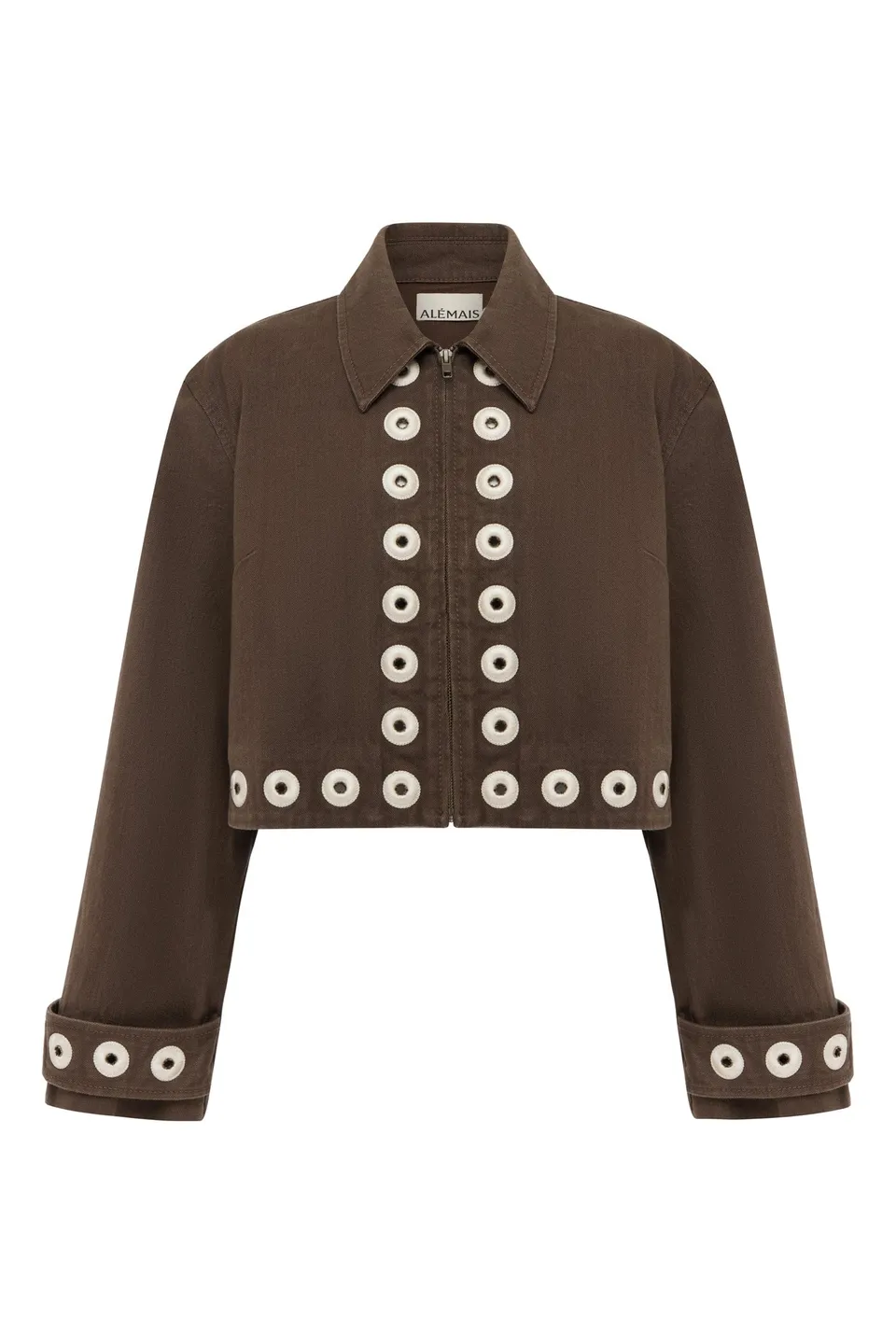 Alemaïs Tobe veste en jean cropped coton