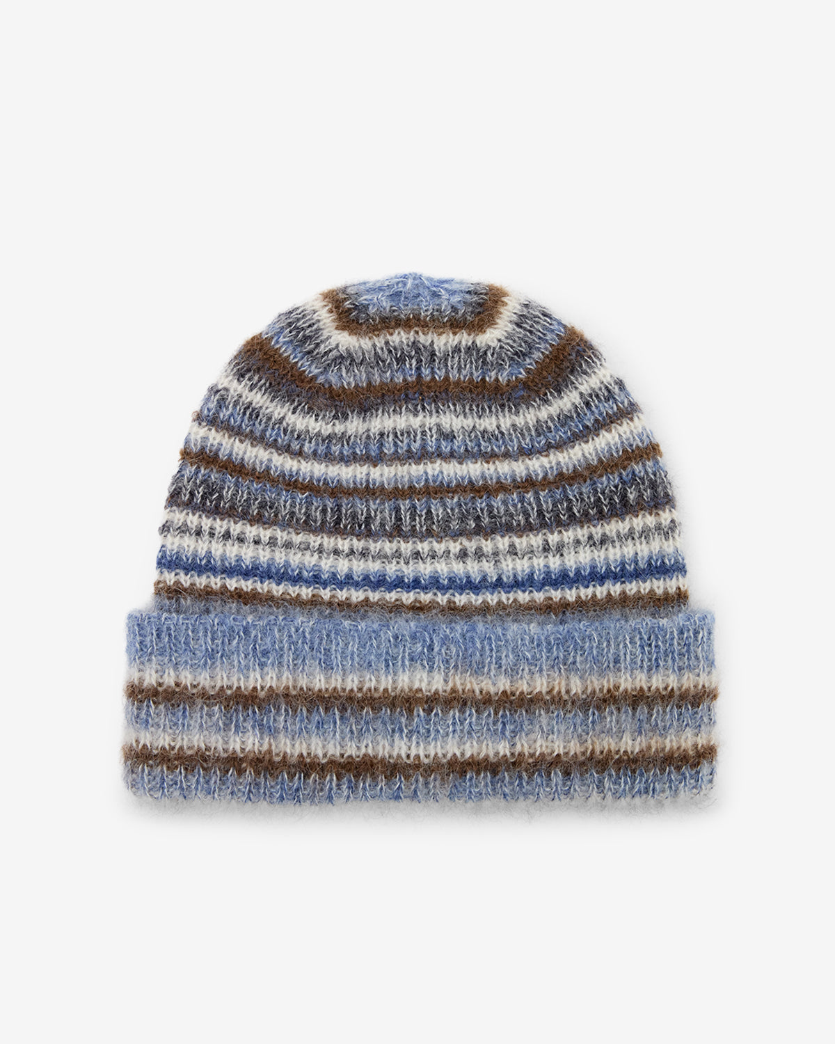 Isabel Marant Morenne Bonnet Mohair Nuit Rayures Bleues
