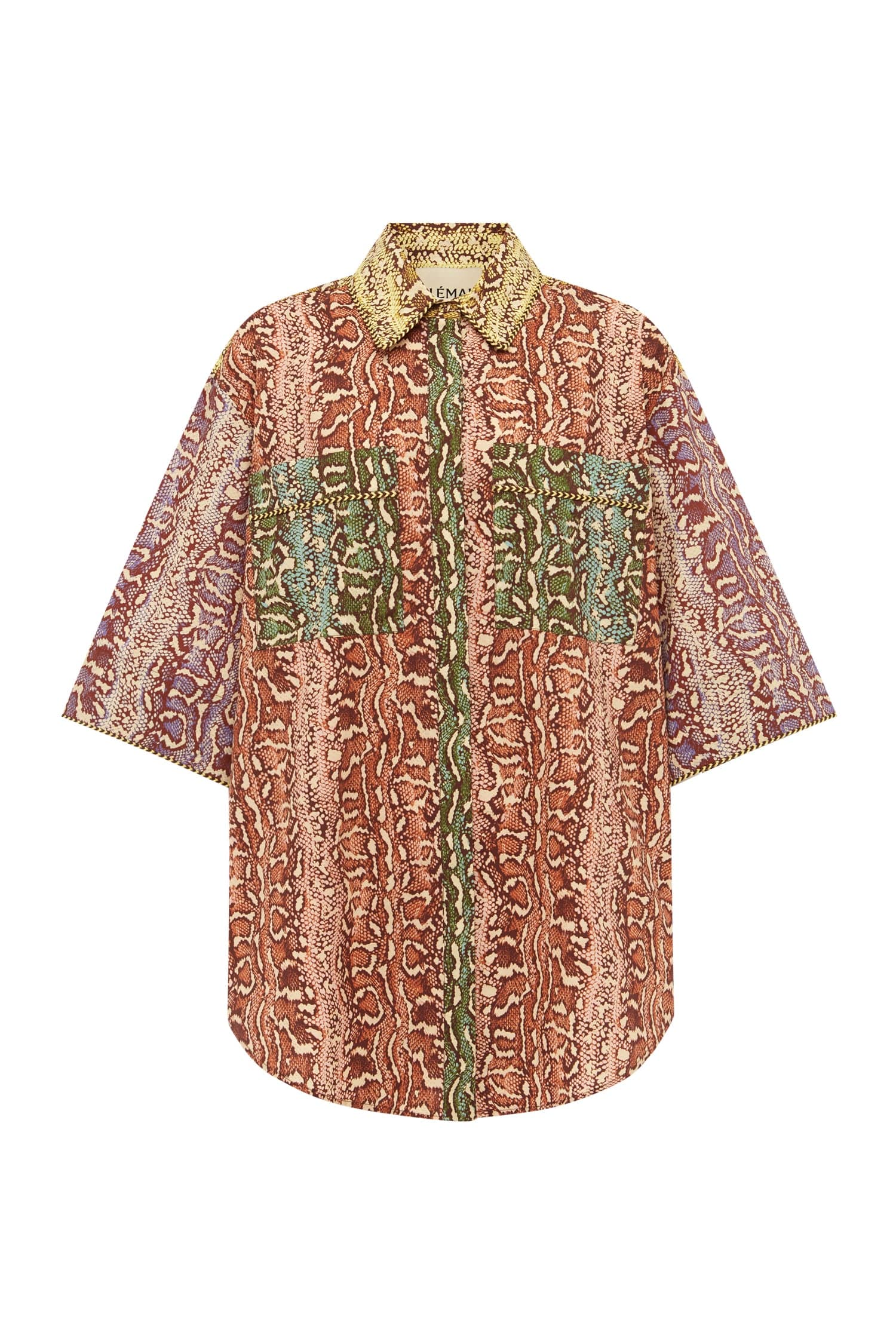 Alemäis Shirts Varna Shirt chemise coton bio imprimé animal