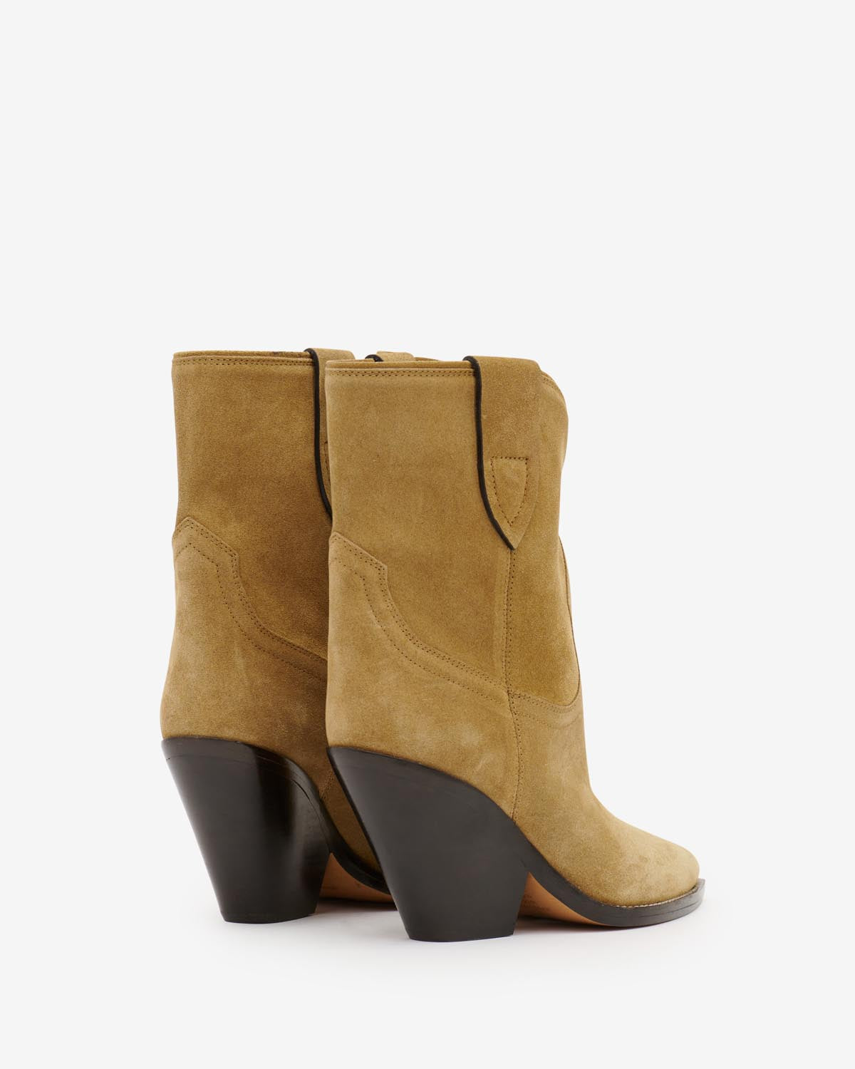 Isabel Marant Leyane boots cuir taupe
