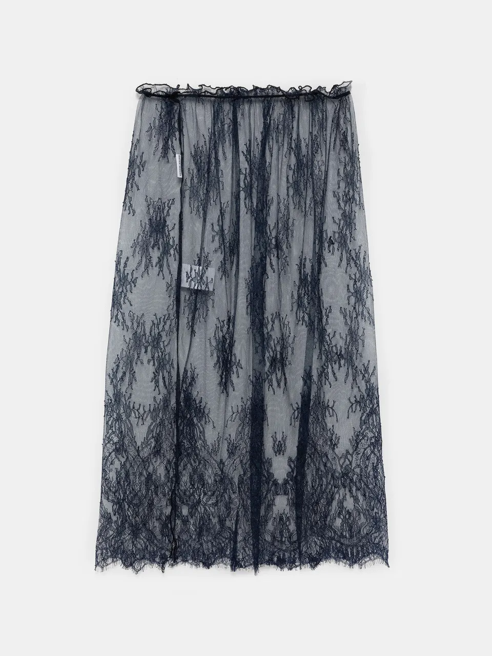 Ester Manas Navy Floral jupe dentelle Calais midi