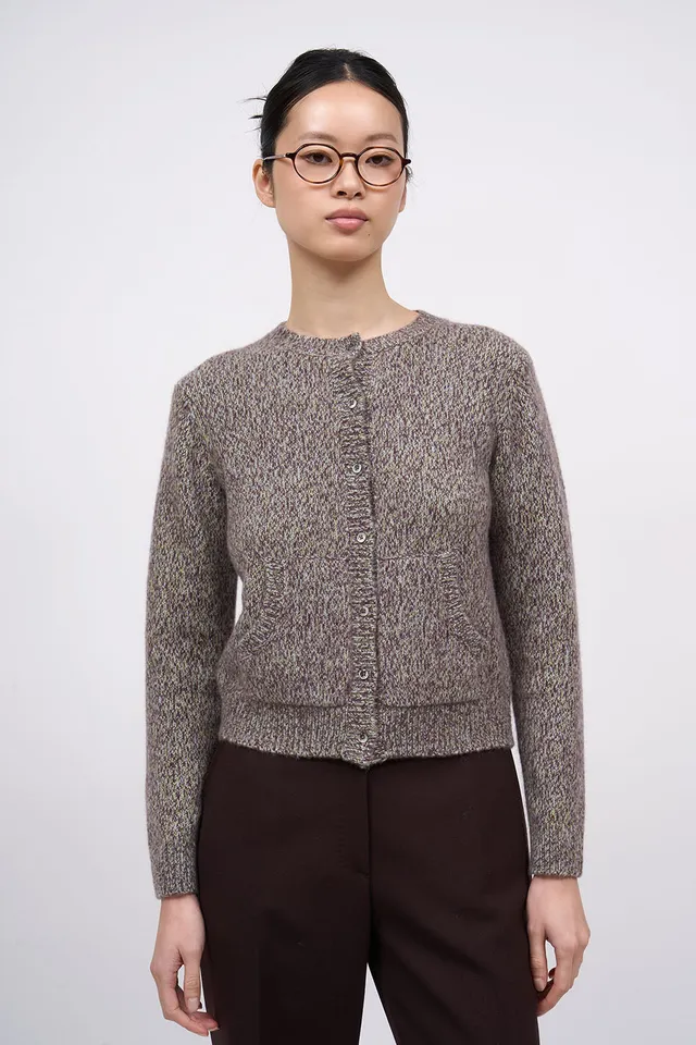 PAUL & JOE Roussillon cardigan cachemire écru boutons nacre