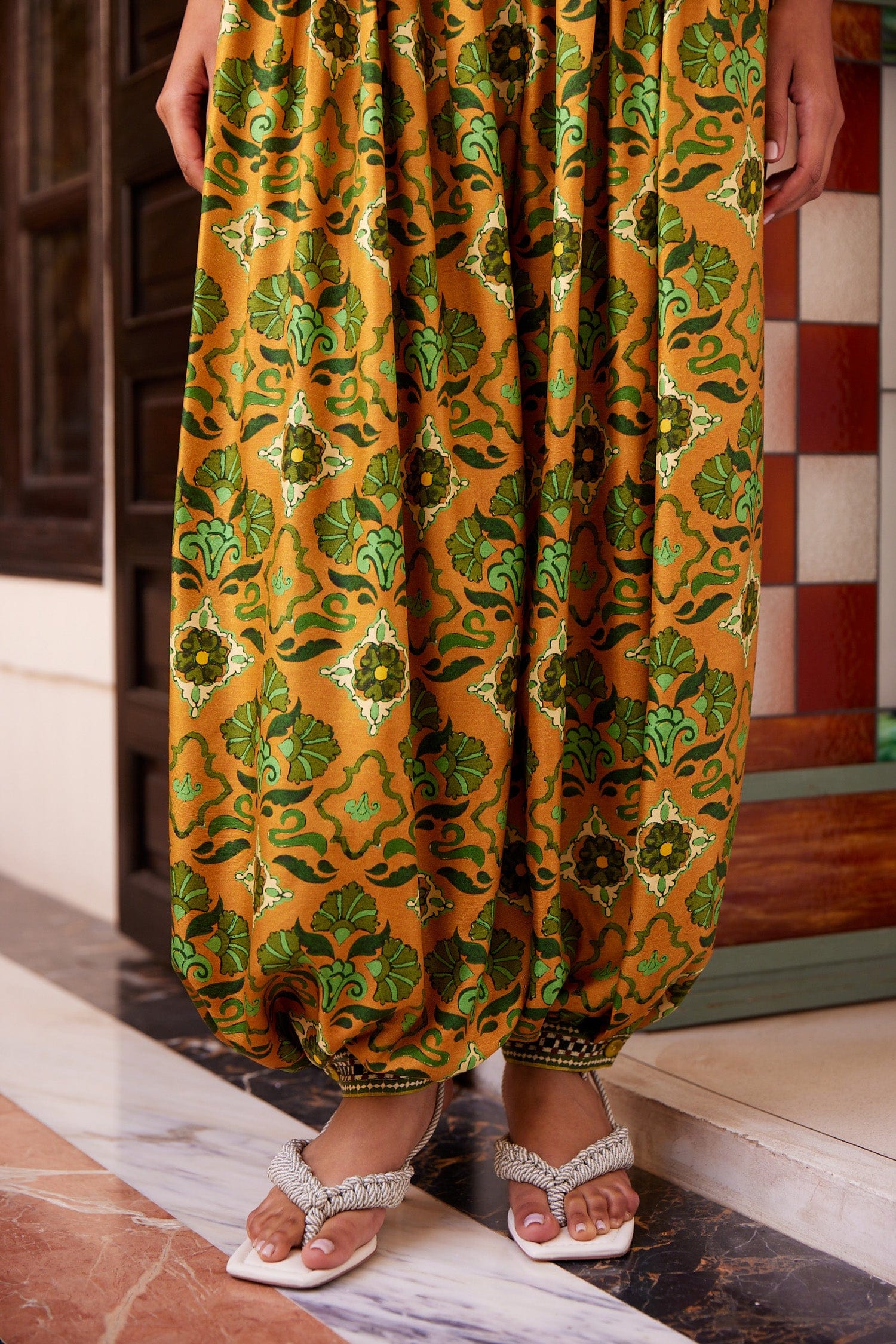 Alemäis Cece Silk pantalon soie taille 8 plissé