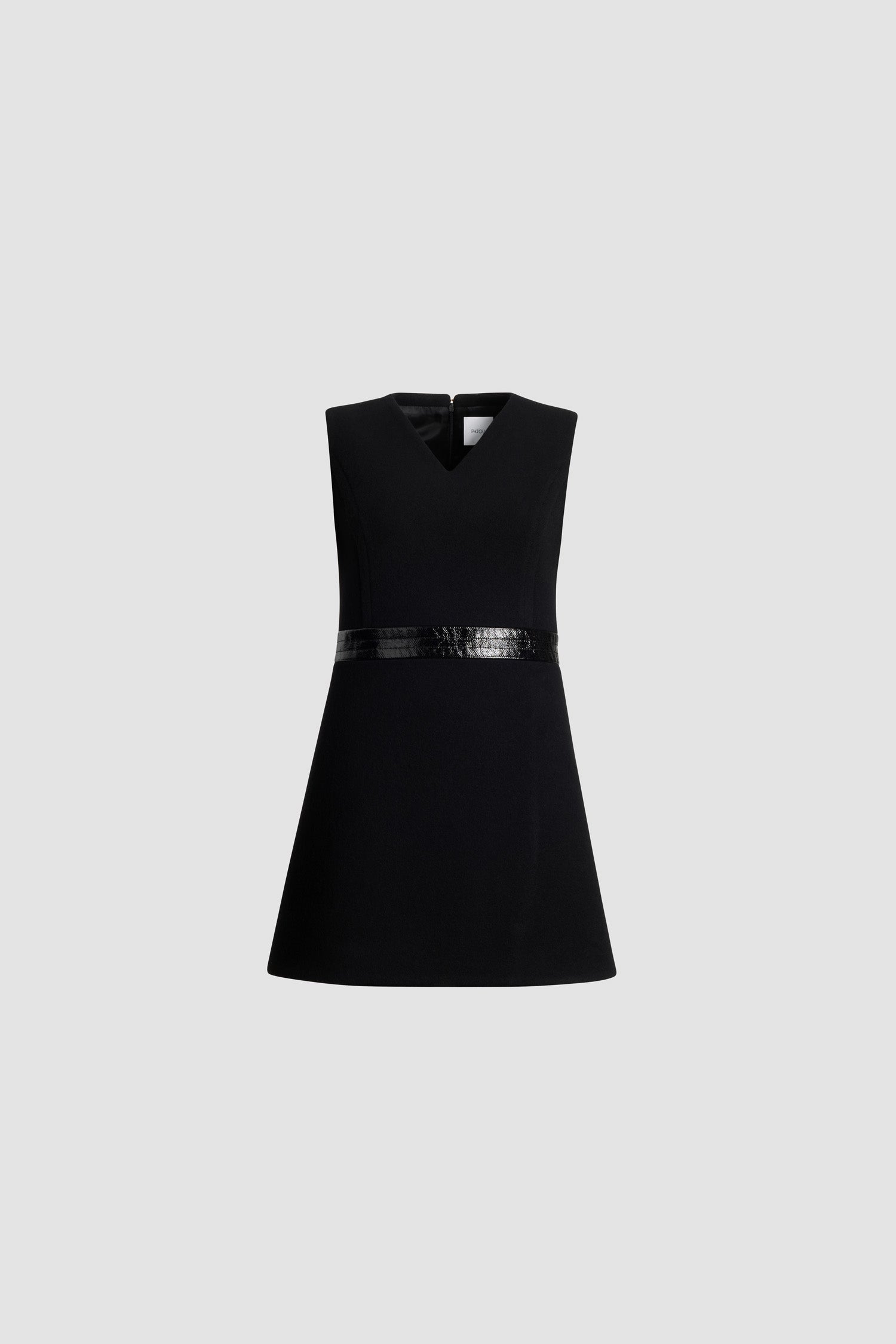 Patou DR2010217999B robe laine noire mini 34-44