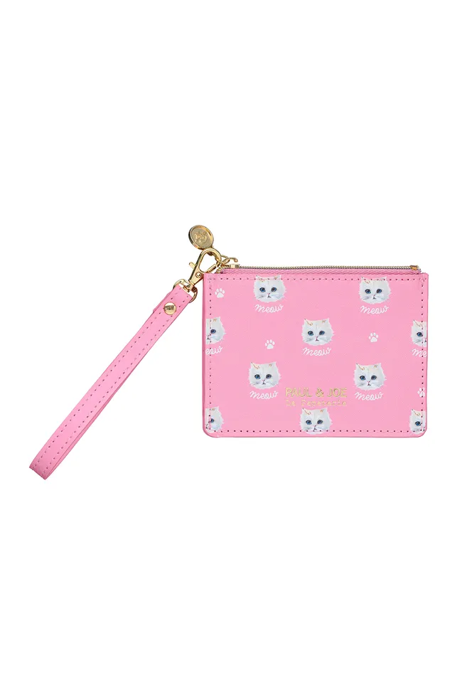 Paul & Joe Porte-cartes Gipsy rose motif chat