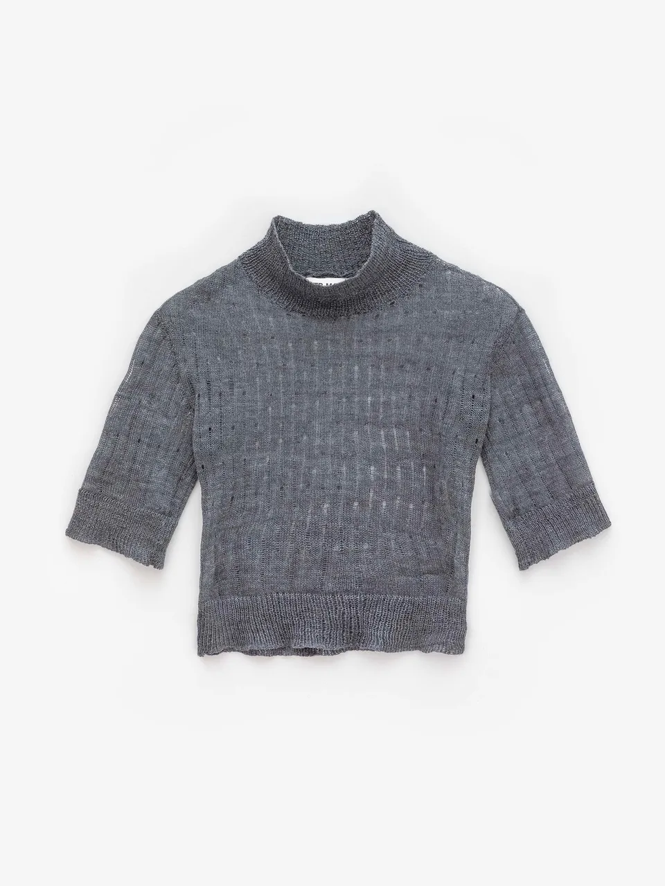 Ester Manas Open-Work Wool Crop Top laine XS/S