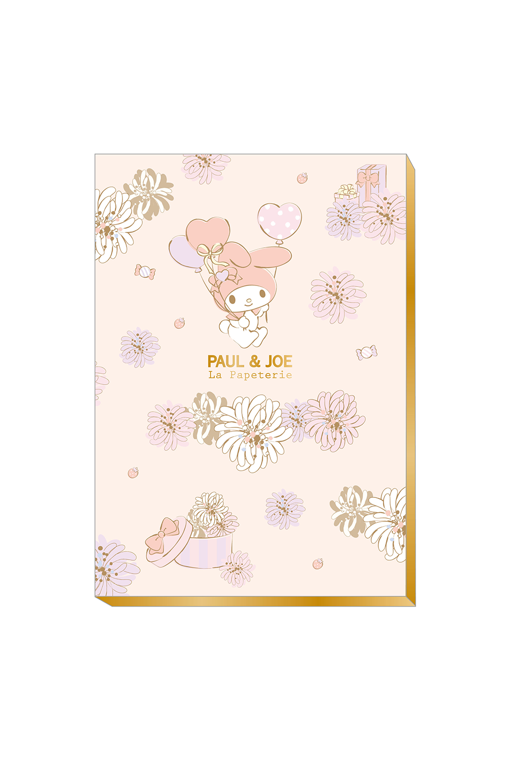 Paul & Joe carnet A5 rose chrysanthèmes My Melody