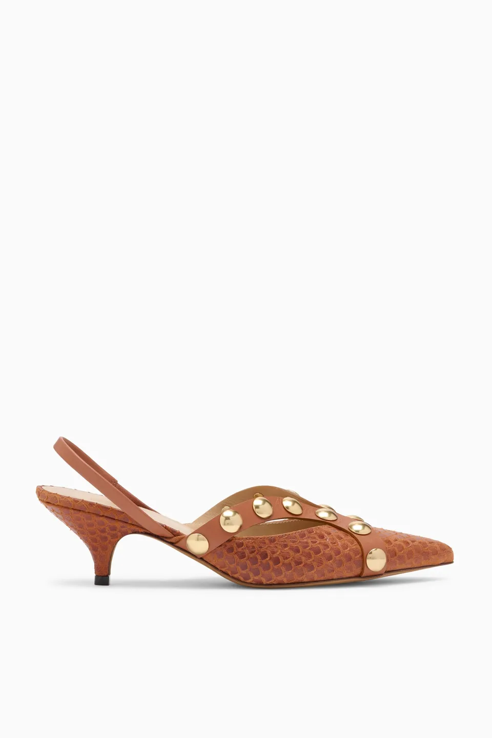 Ulla Johnson Vendome PF261023 escarpins cuir Nutmeg