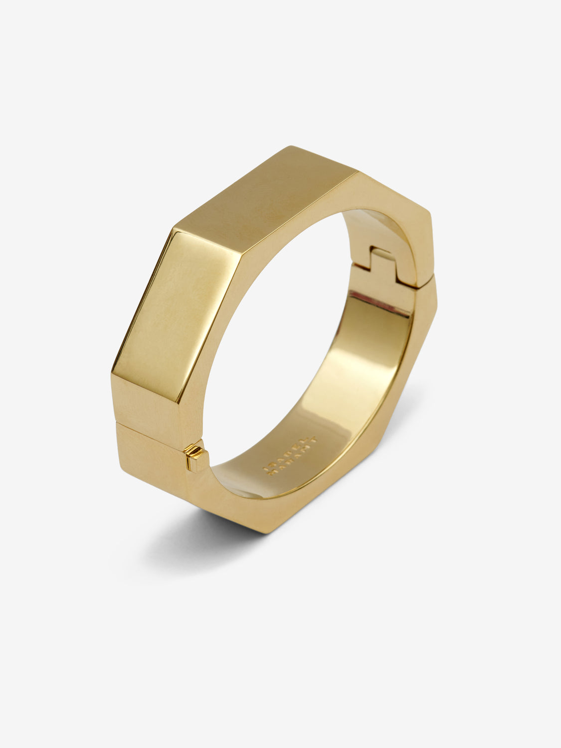 Isabel Marant Orenda bracelet manchette doré laiton T1 T2