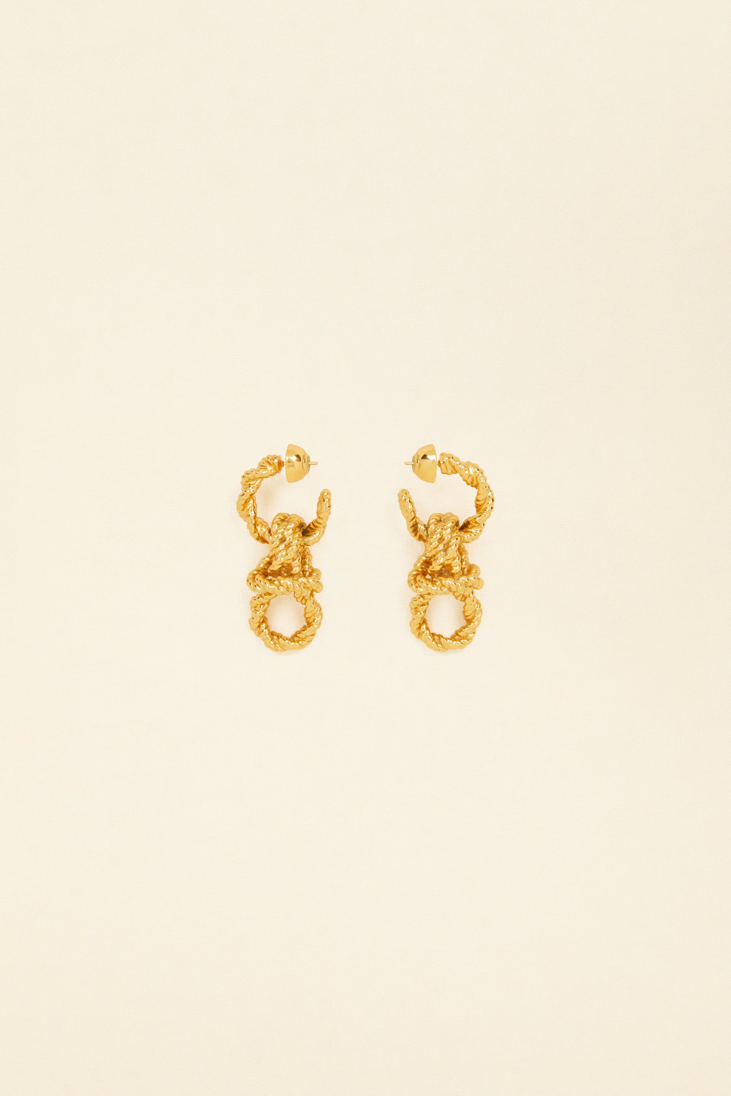 Patou JW082 boucles oreilles chaîne doré