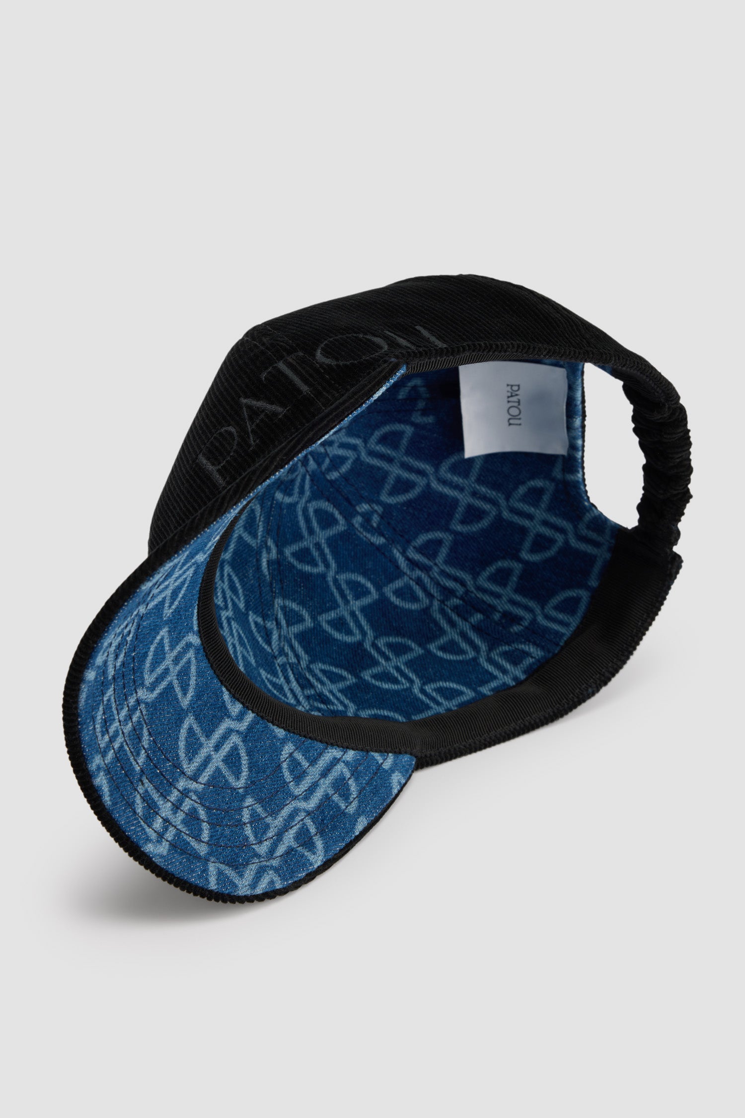 Patou Accessories AC063 casquette noire velours coton
