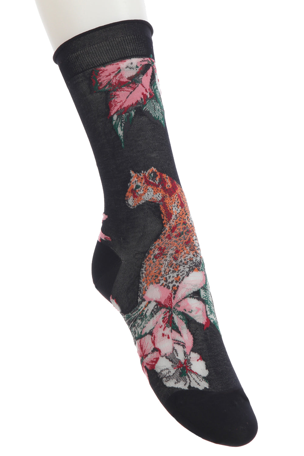 Paul & Joe chaussettes coton fleuri 36-39 blanc