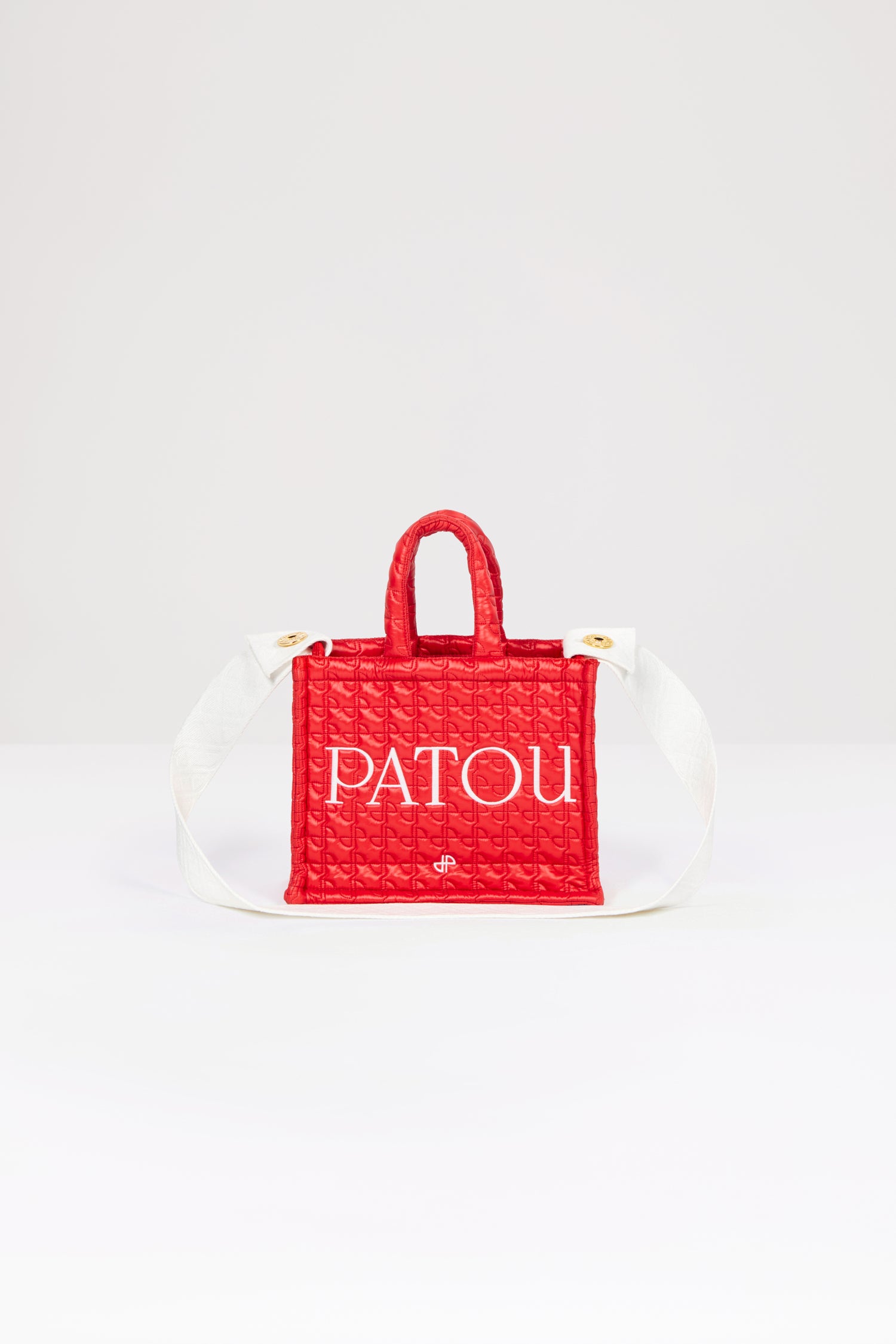Patou Bags tote H23AC0250123307R Red Ski Slope nylon matelassé