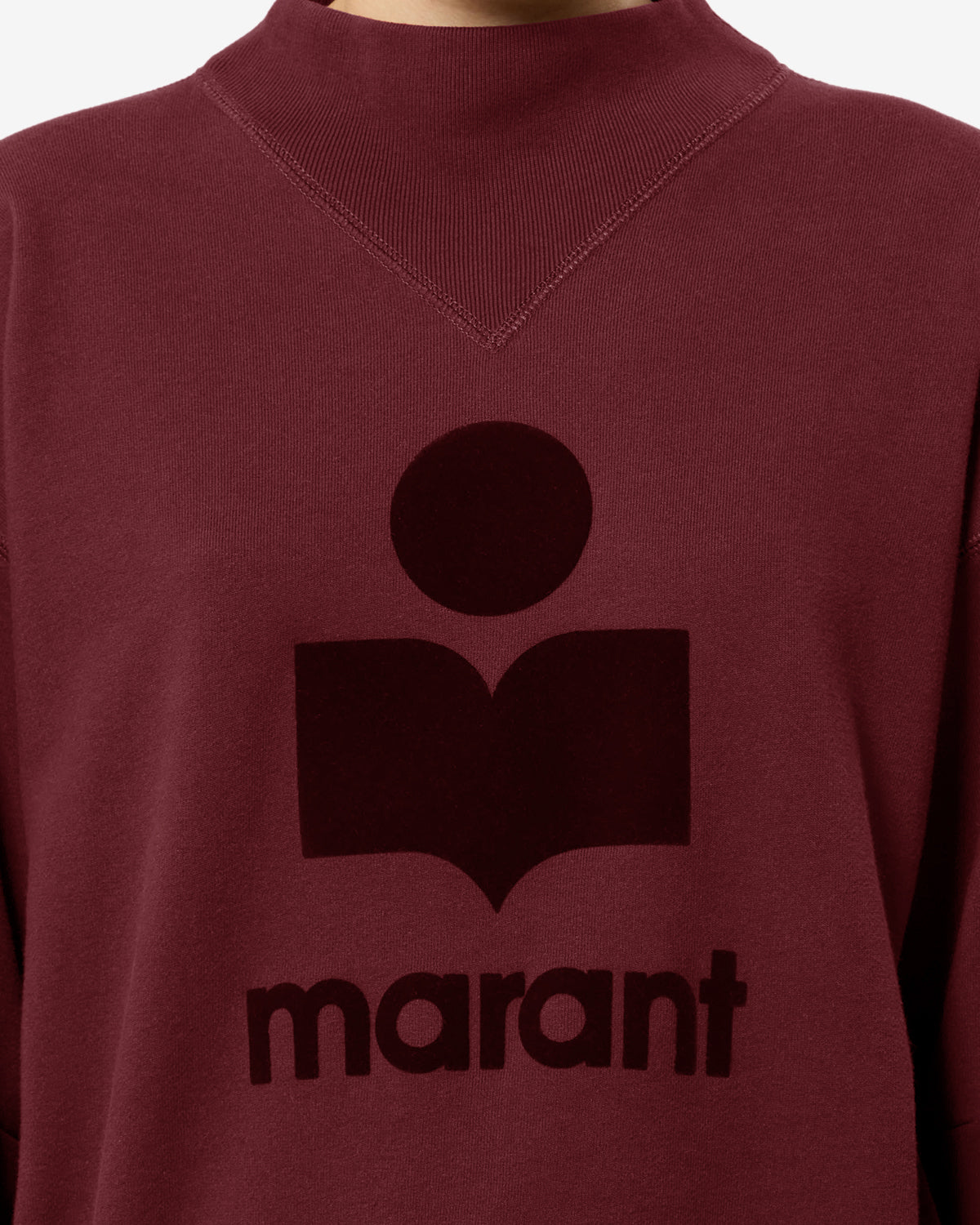 Isabel Marant Sweatshirts Sweat Moby Coton Bordeaux 36