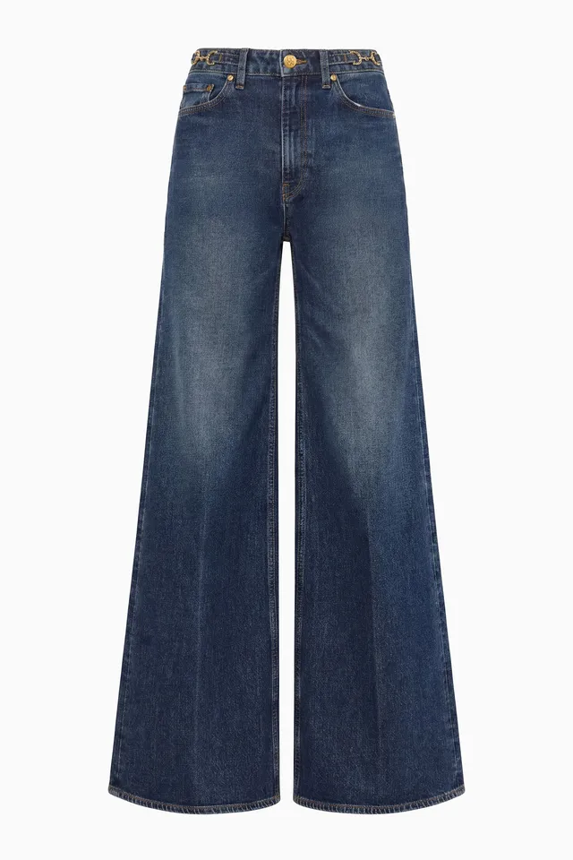 Ulla Johnson Valory jean flare taille haute Nile 27