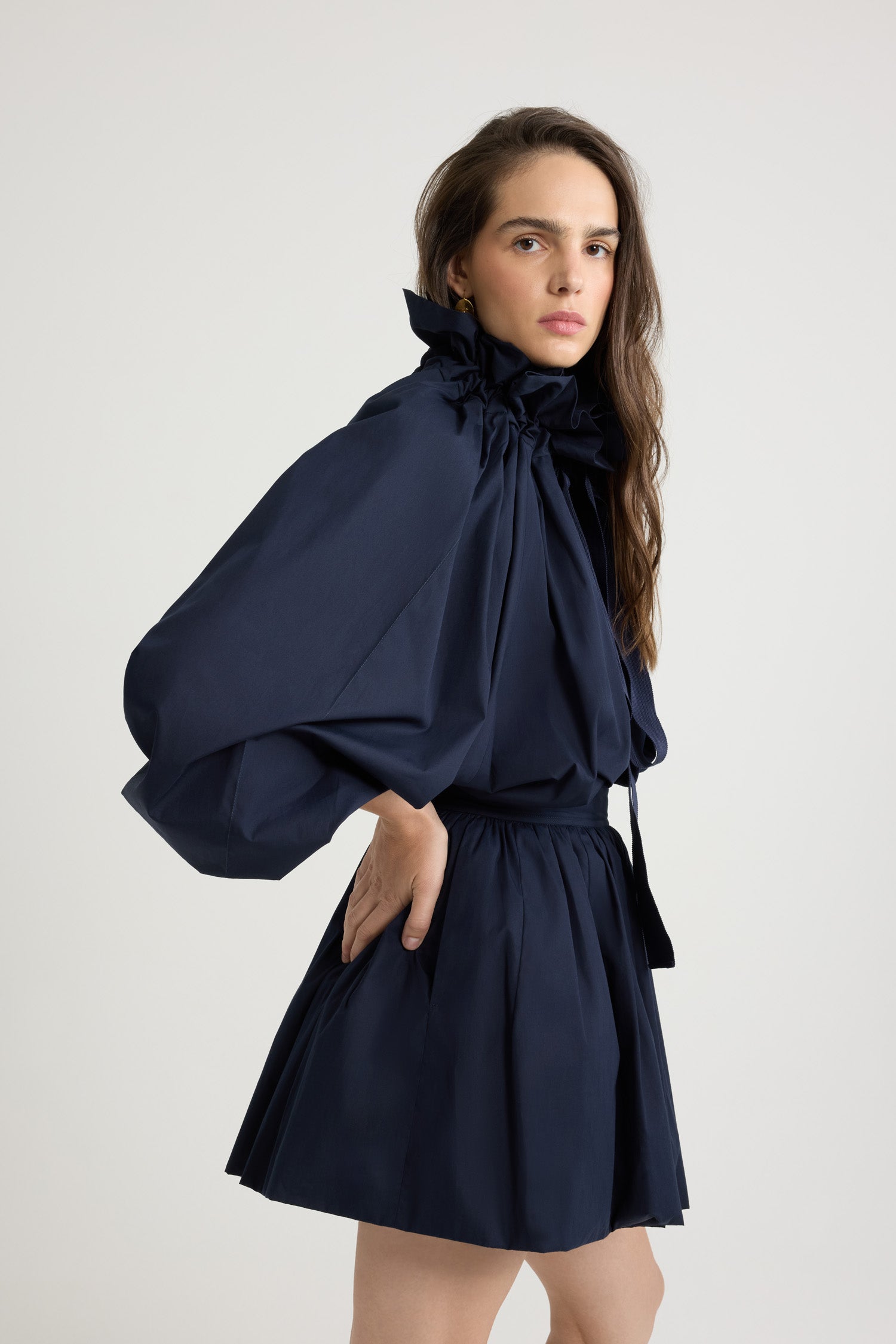 Patou P25TO0170011699N top faille Navy Black