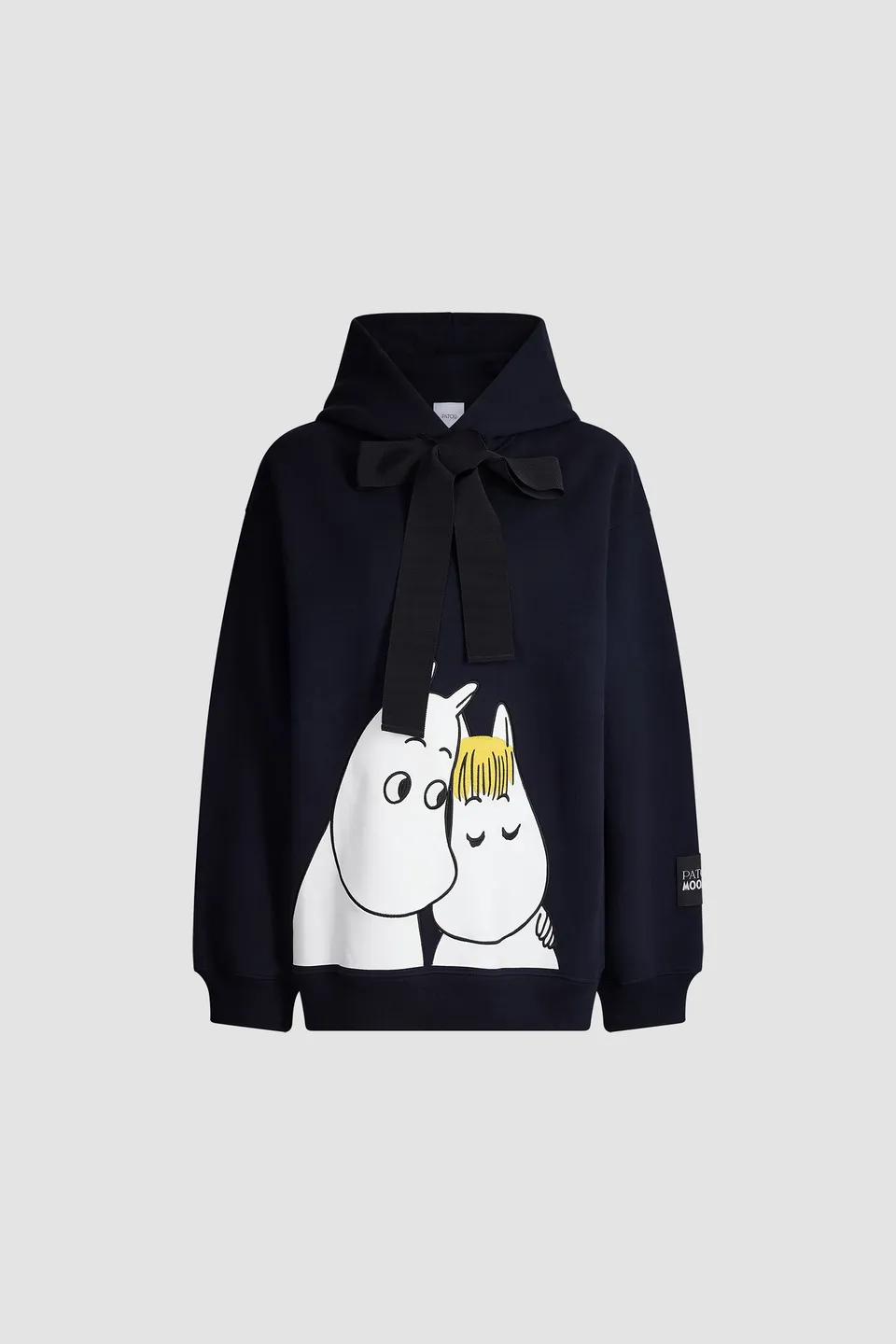 Patou x Moomin JE207 hoodie coton bio bleu Moomin Navy