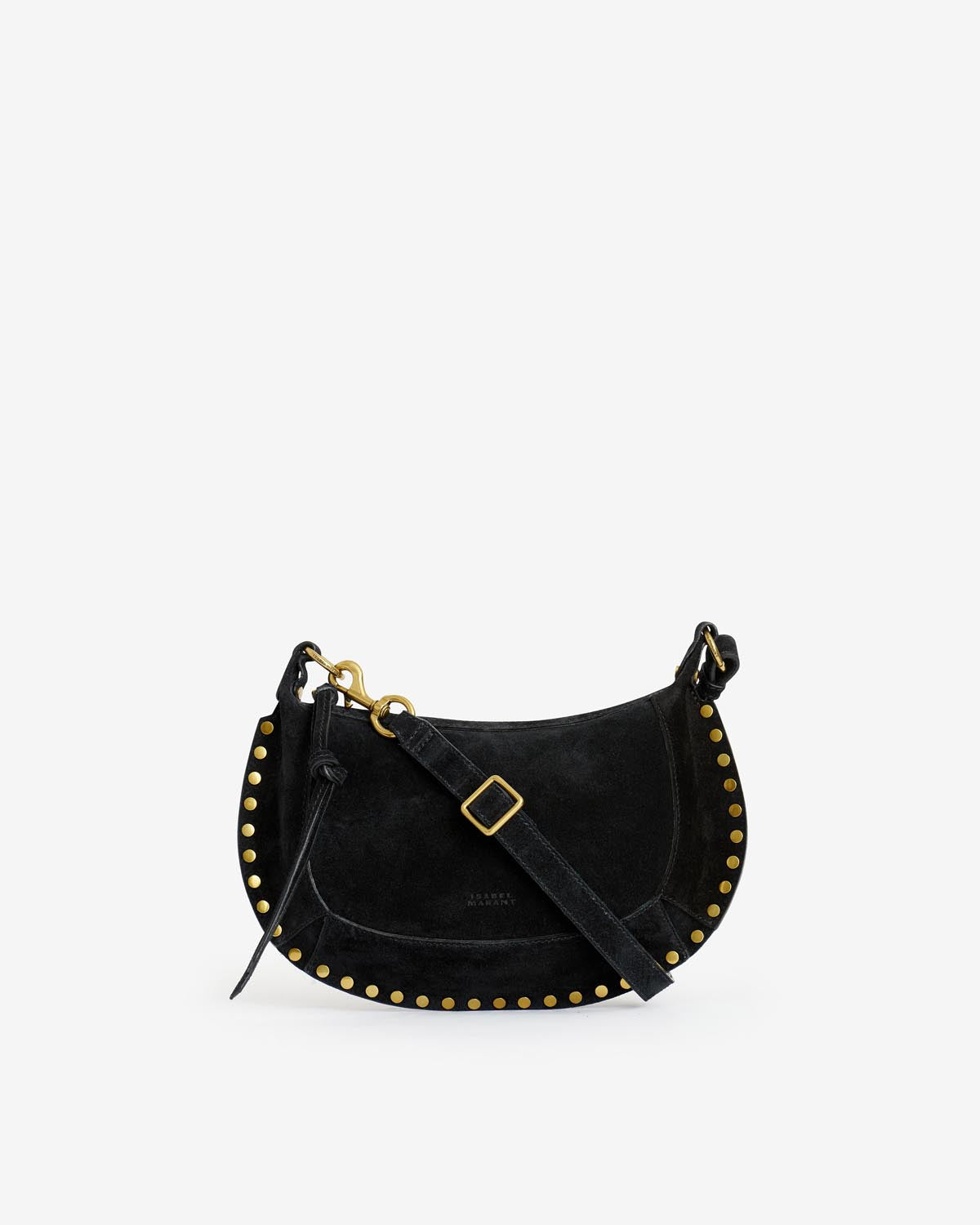 Isabel Marant Oskan Moon sac noir cuir velours