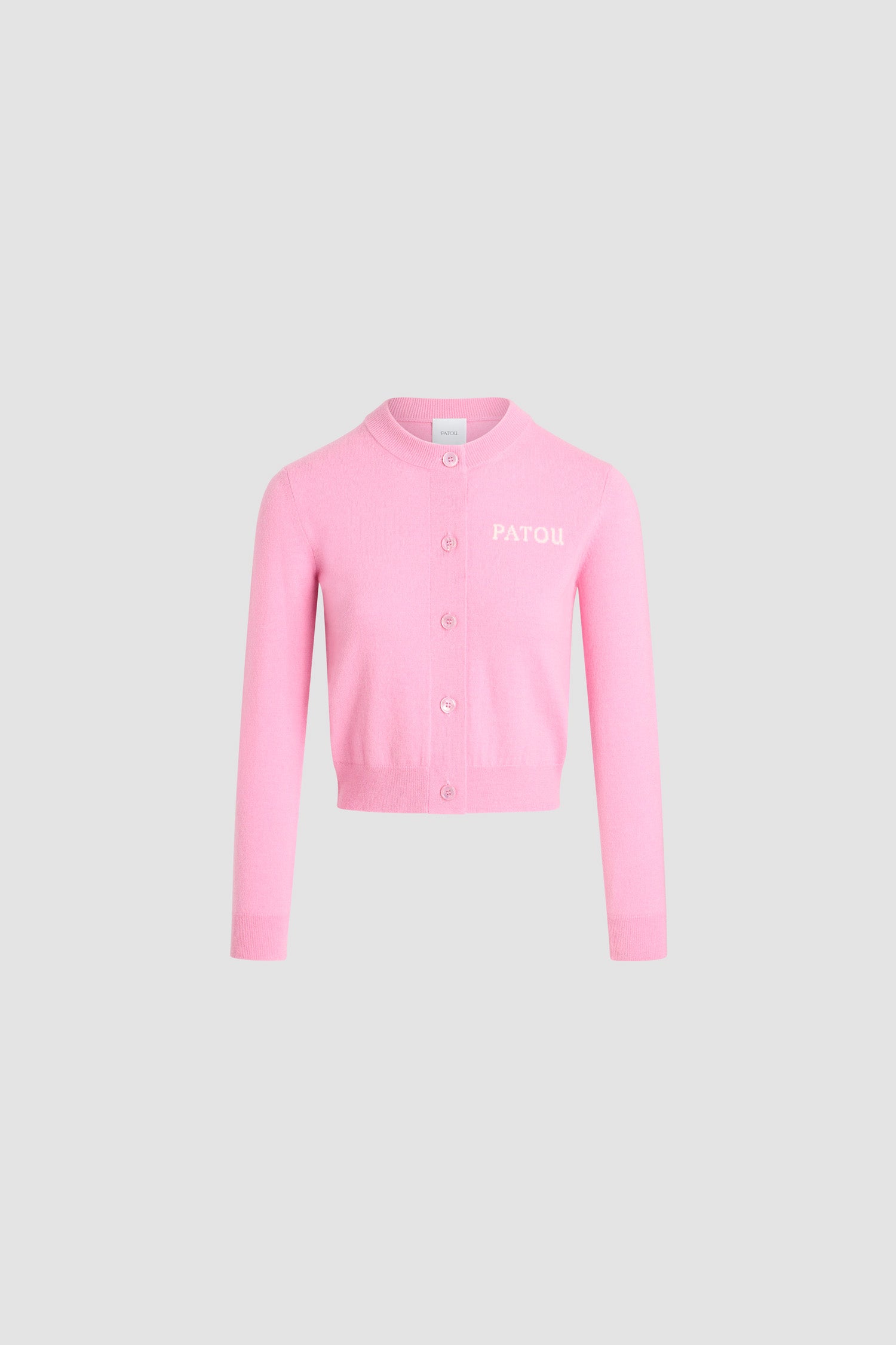 Patou KN307 cardigan laine cachemire rose Pink Pearl