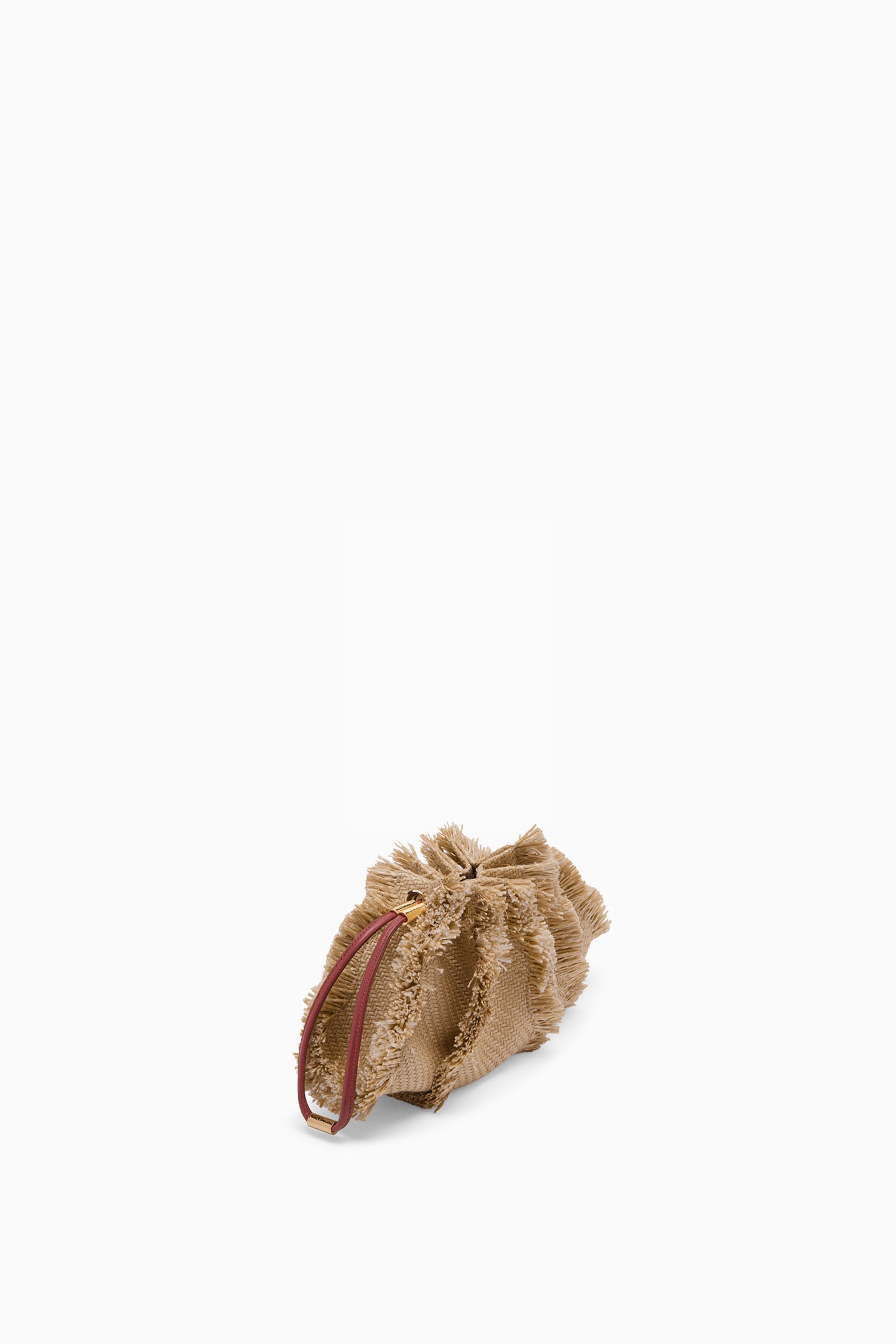 Ulla Johnson Adria sac bandoulière Natural raphia à franges