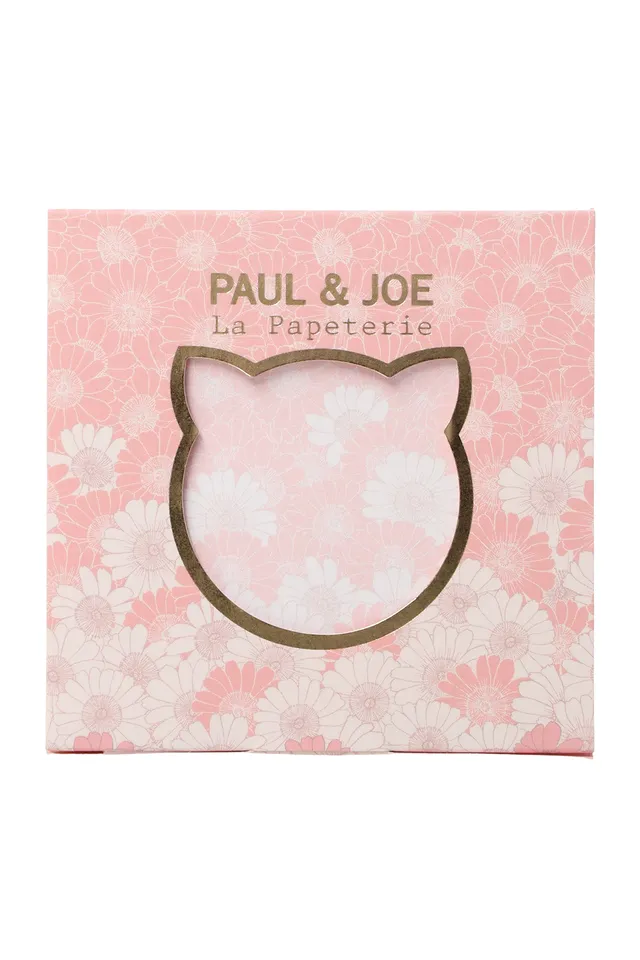 Paul & Joe Pense bête fleuri rose papier adhésif chat