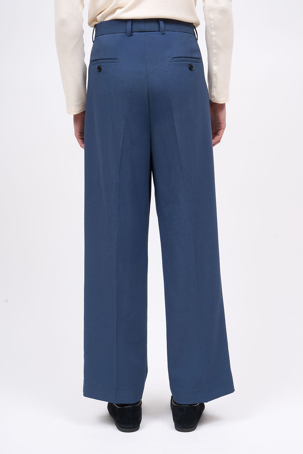 Paul & Joe Rody pantalon plis laine et soie ample
