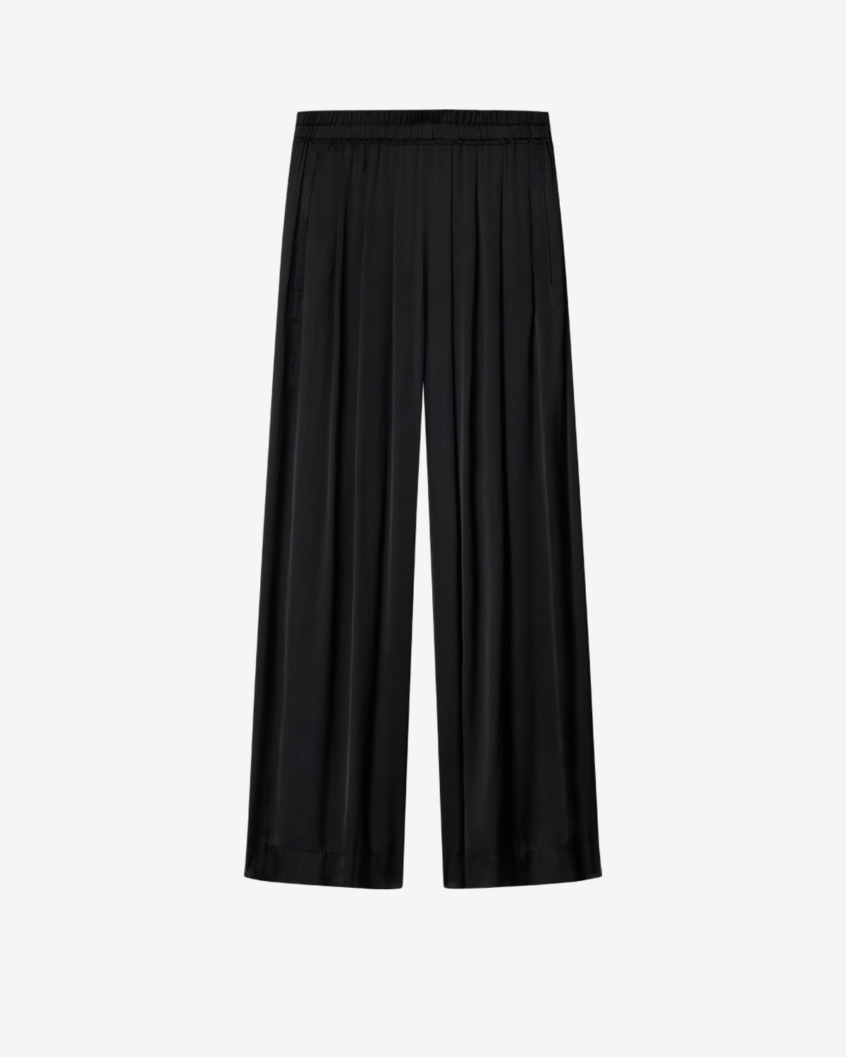 Isabel Marant Nolia PA0716FA pantalon satin noir