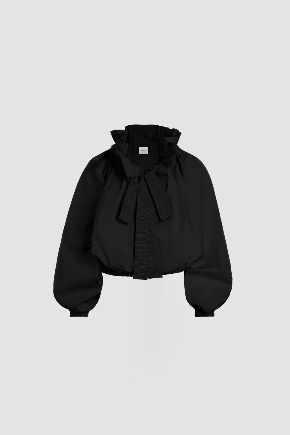 Patou P26TO0170017999B blouse noire coton bio