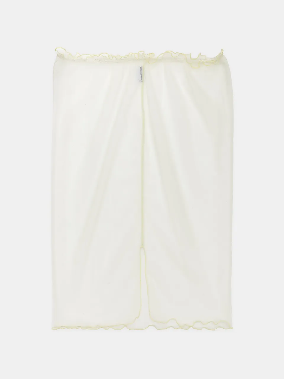 Ester Manas Mimosa Easy Skirt jupe midi jaune mesh