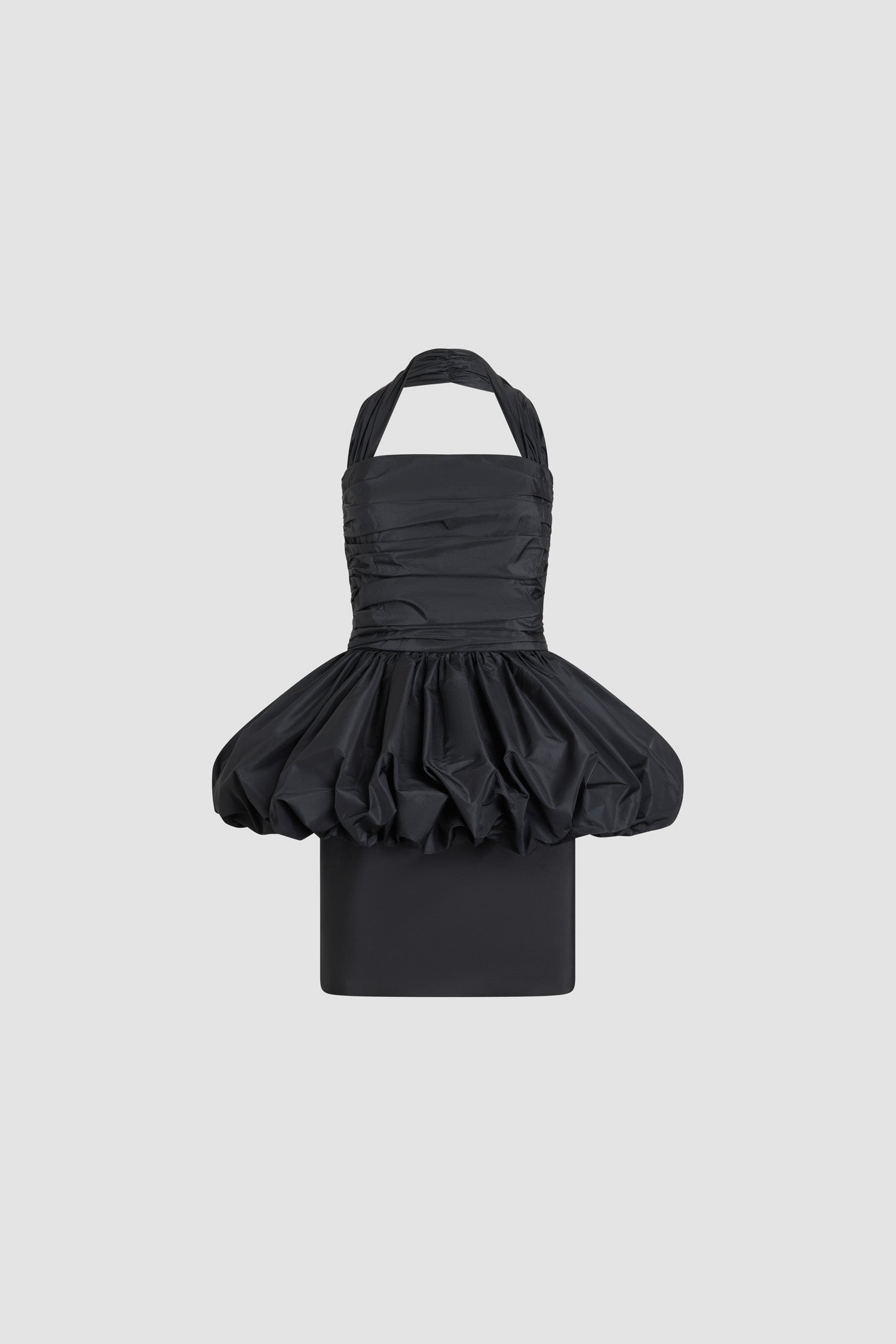 Patou DR2360011999B robe mini dos nu faille recyclée noire