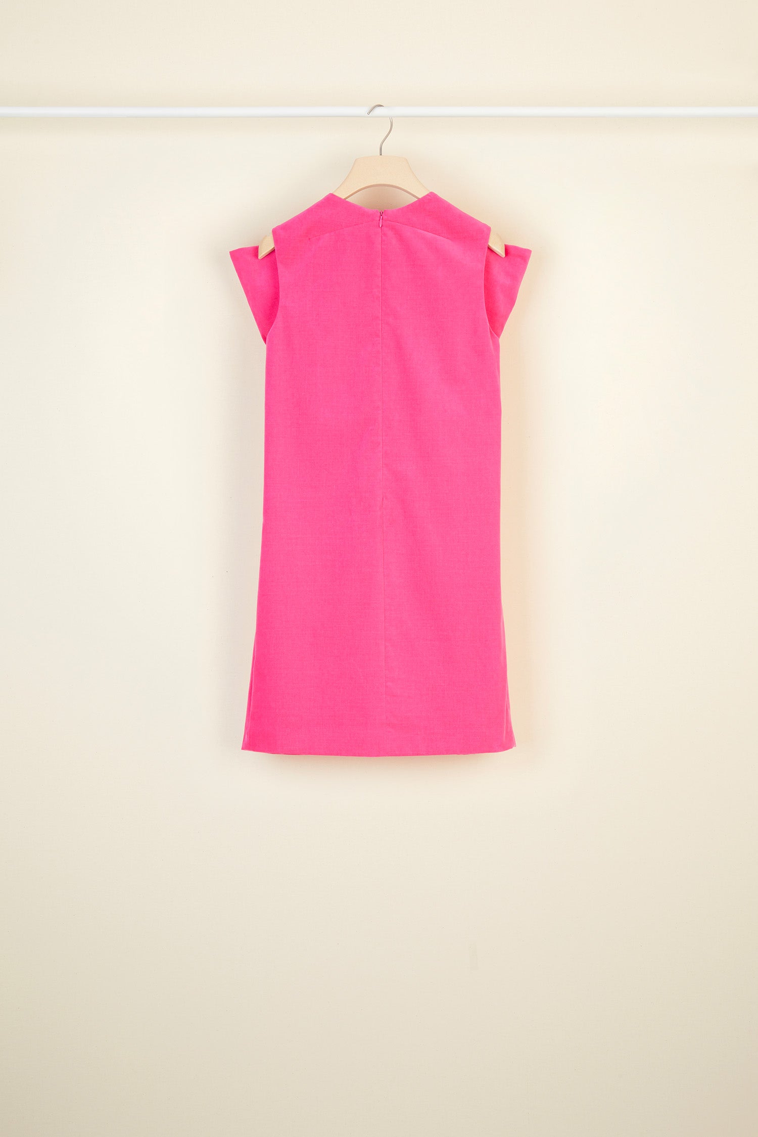 Patou Dresses robe mini velours nœud framboise 38