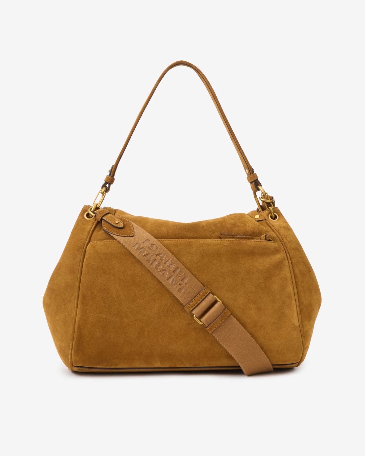Isabel Marant Chany XL sac velours cognac 38 cm