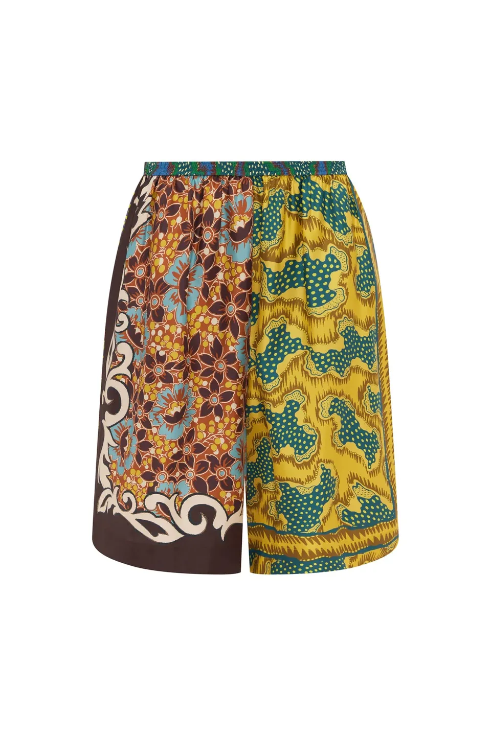 Alemaïs Arnie Silk short soie imprimé taille élastique
