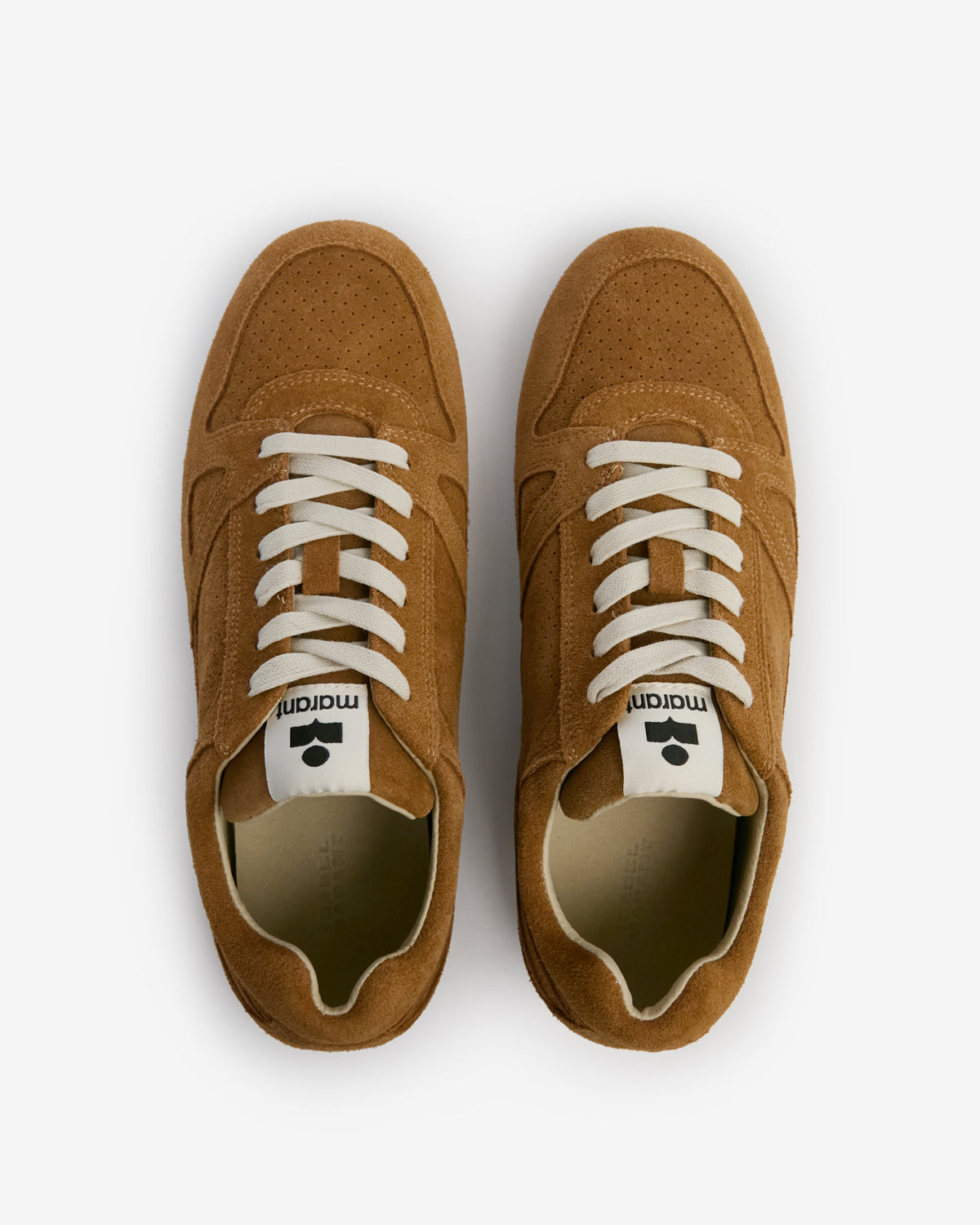 Isabel Marant Senny Low Baskets Basses Cognac Cuir Suède