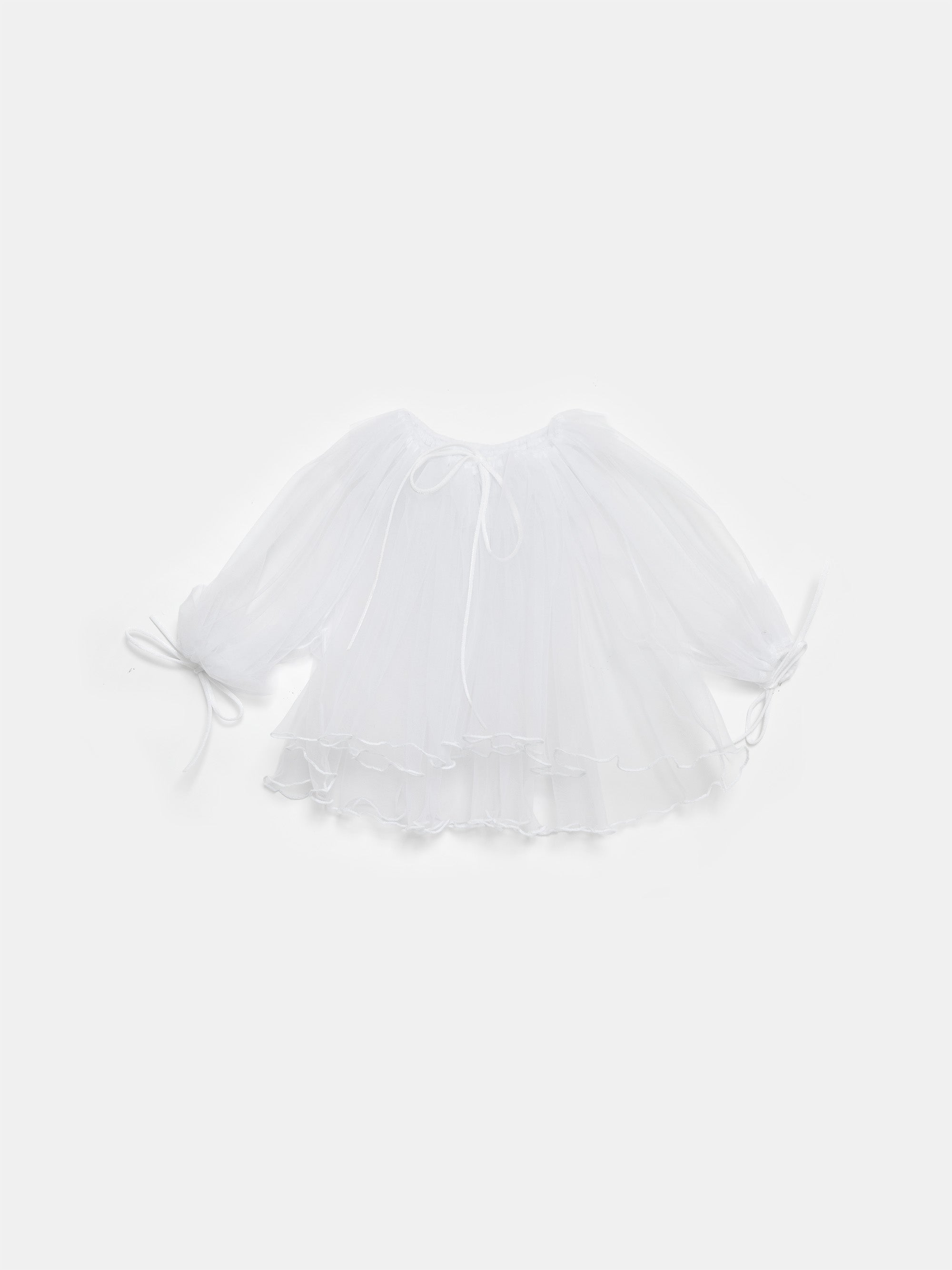 Ester Manas Mini Manas blouse blanche 50-56 froncée