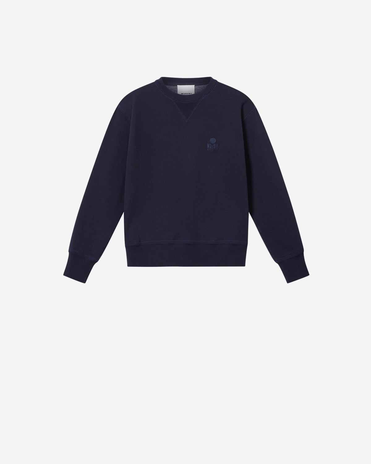 Isabel Marant Mike SW0030 sweatshirt bleu marine coton