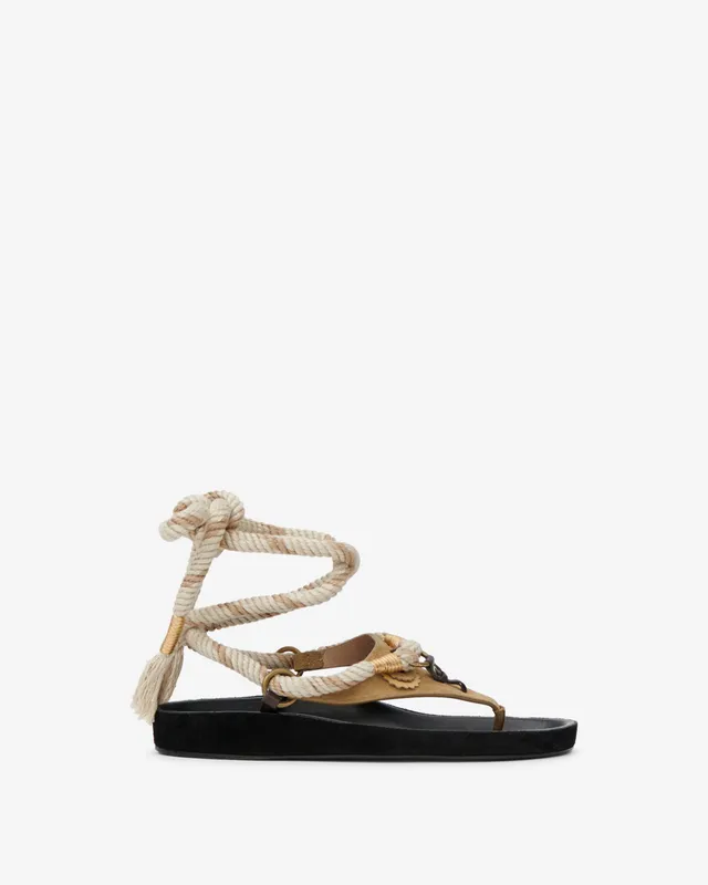 Isabel Marant Onyna sandales taupe suede kaki