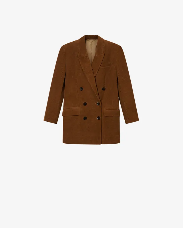 Isabel Marant Rasma Veste tailleur caramel velours