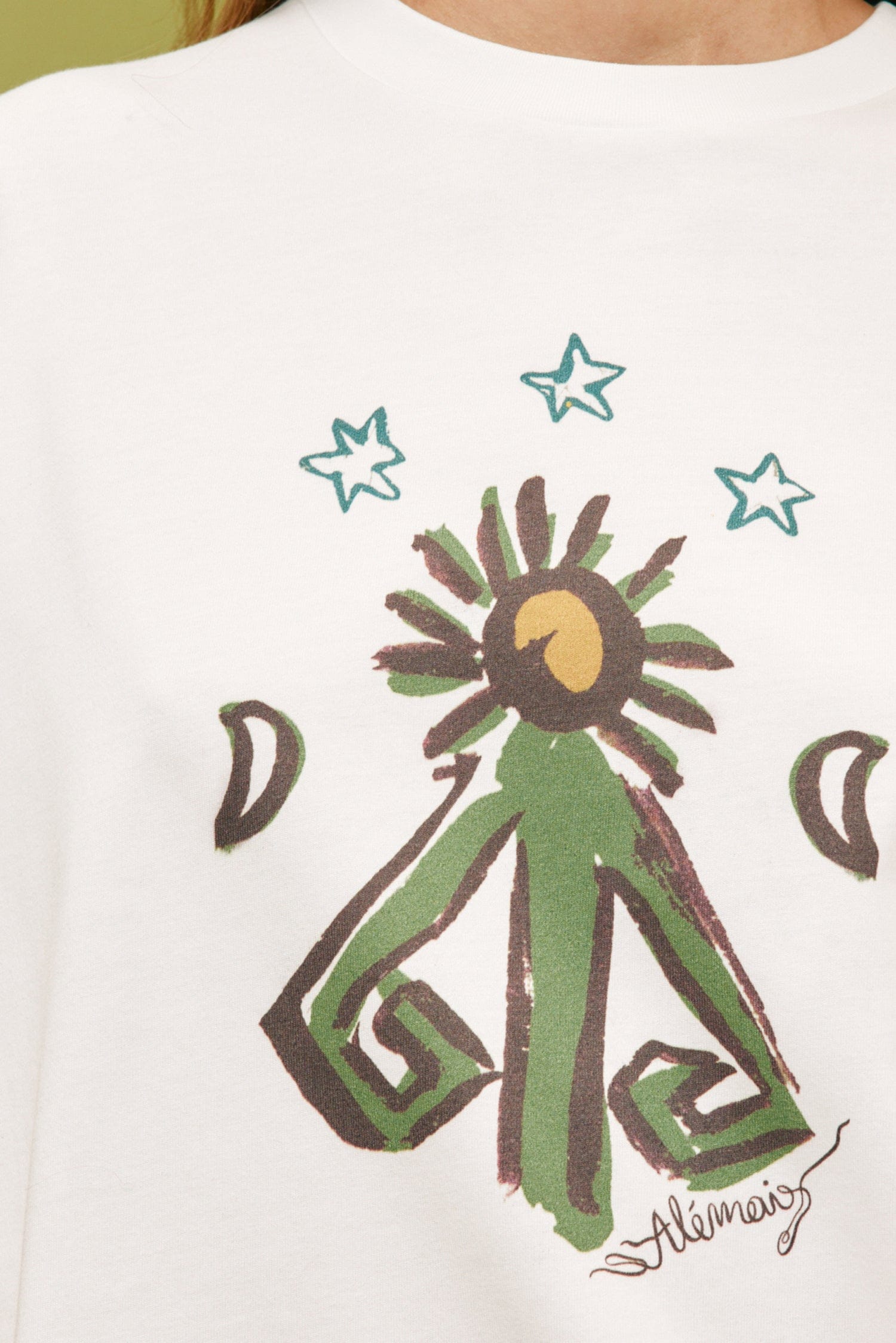 Alemaïs Sun Dancer tee t-shirt coton bio imprimé