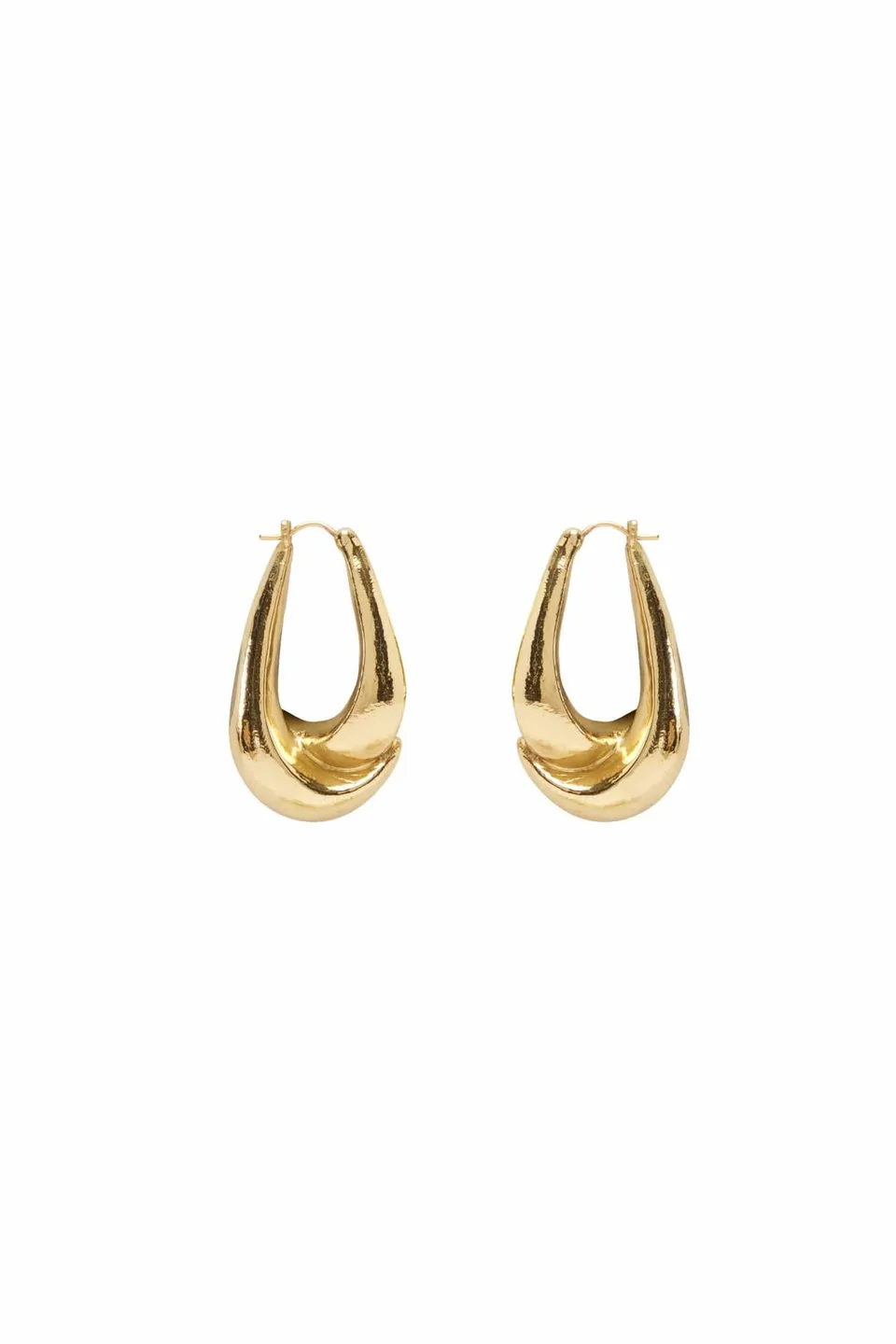 Alemaïs Atomic boucles d’oreilles créoles sculptées