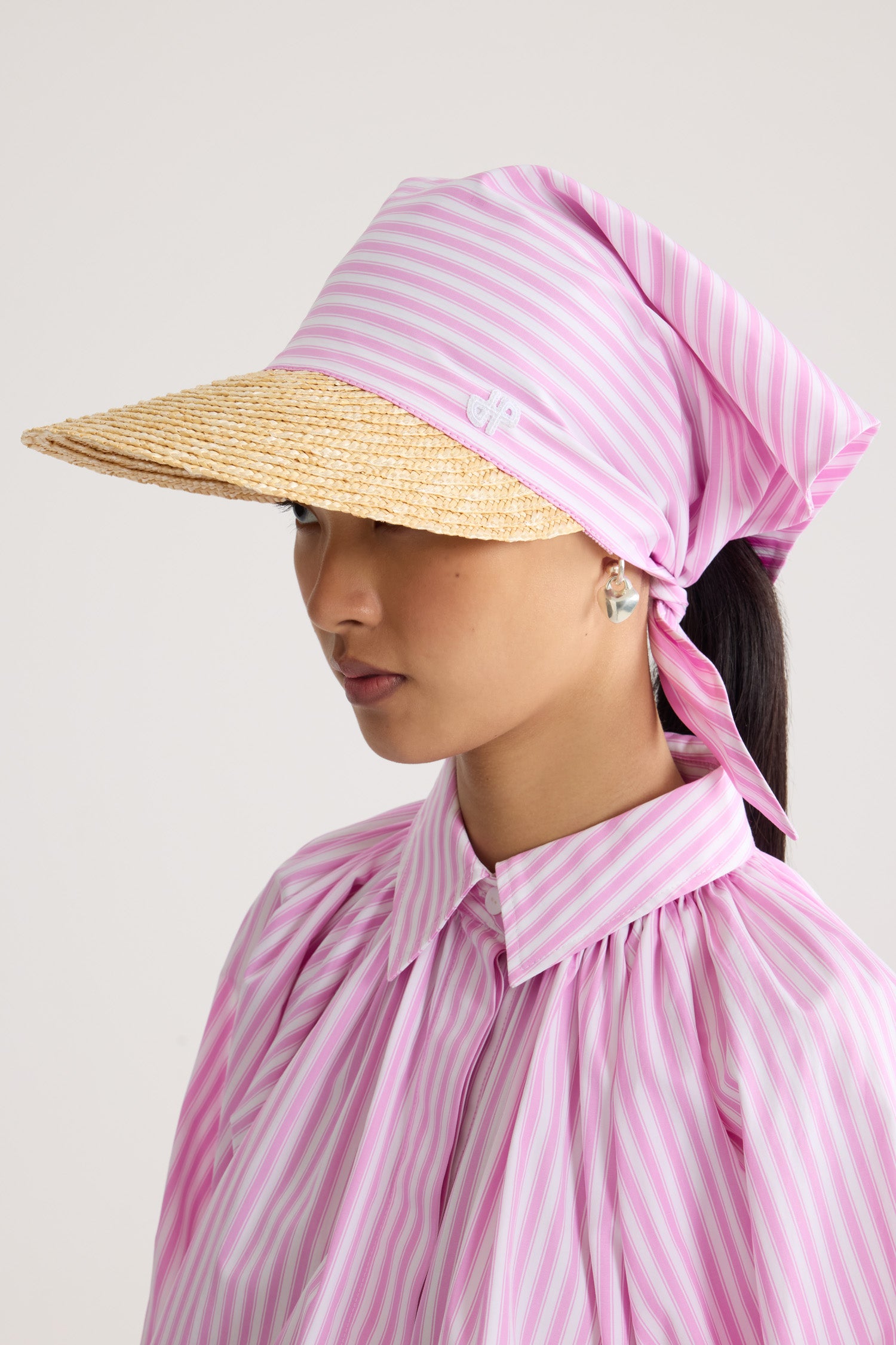 Patou Accessories AC141 casquette coton rose Bougainvillea