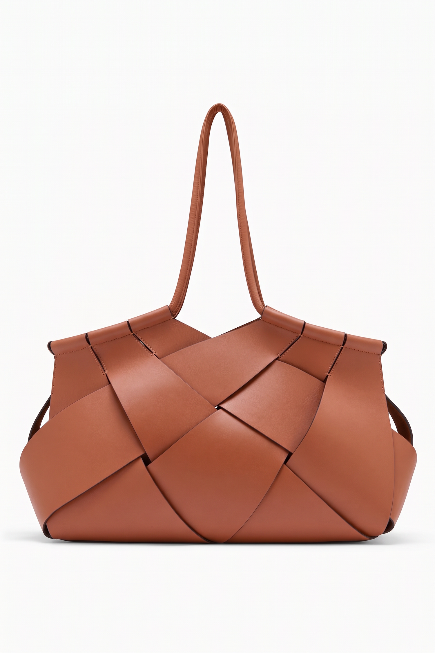 Ulla Johnson Charlotte East West sac cabas cuir sierra