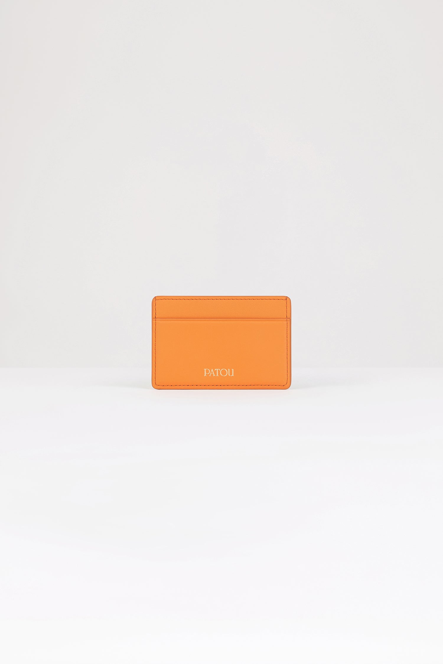 Patou SL001 porte-cartes cuir orange vif