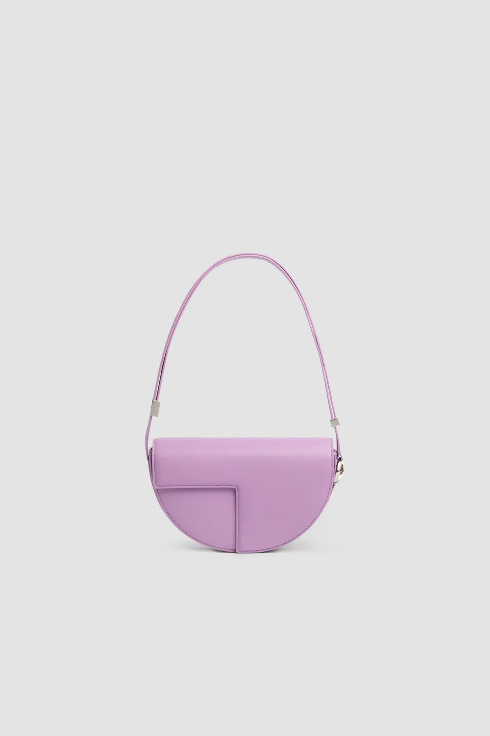 Patou Le Patou BA022 sac cuir lavande demi-lune