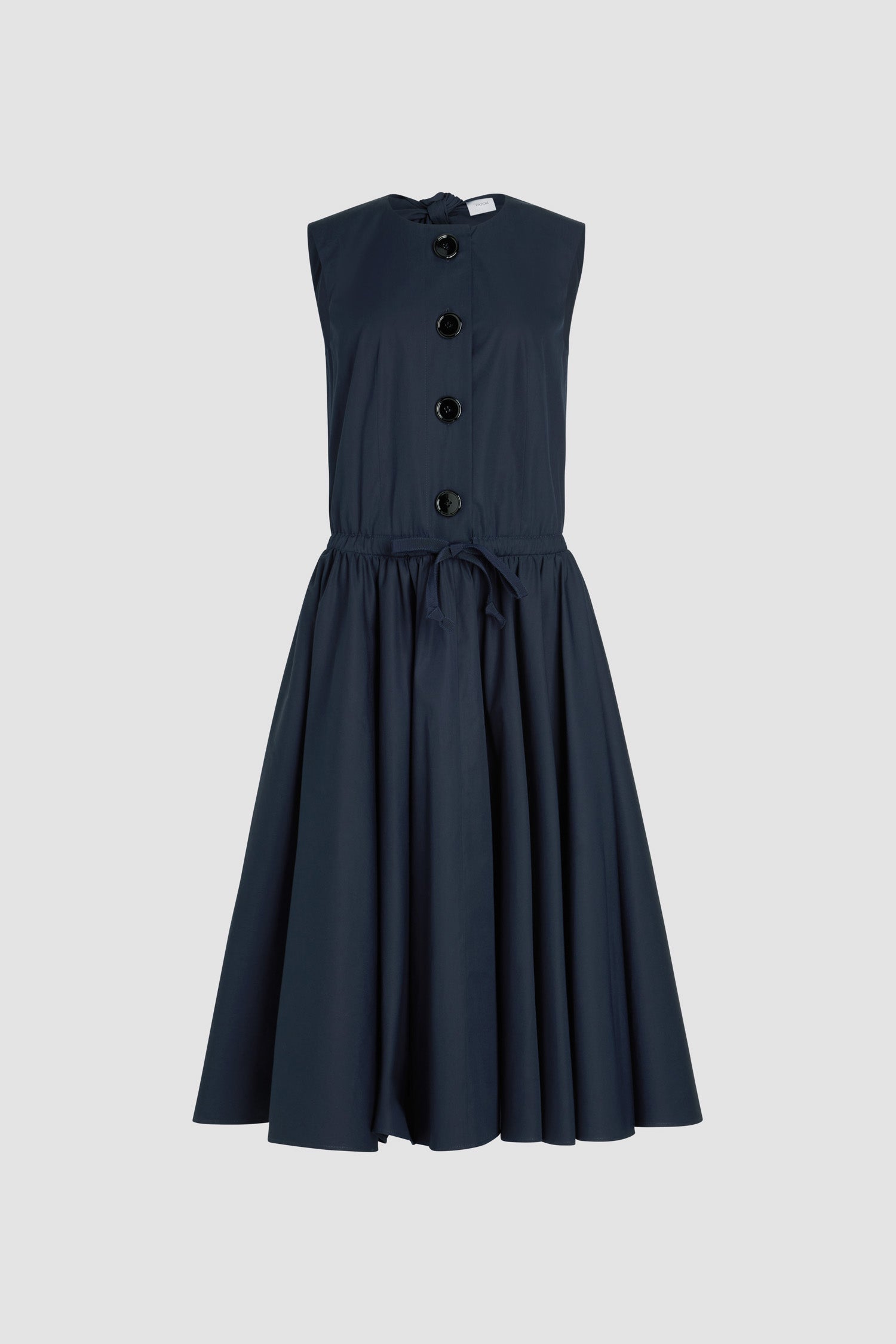Patou DR1860017699N robe popeline marine 38 midi