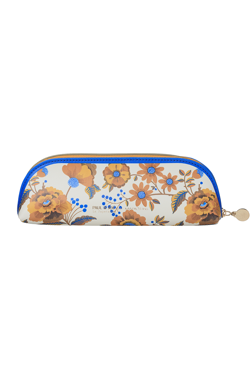 Paul & Joe Petite maroquinerie trousse ivoire fleurs jaunes