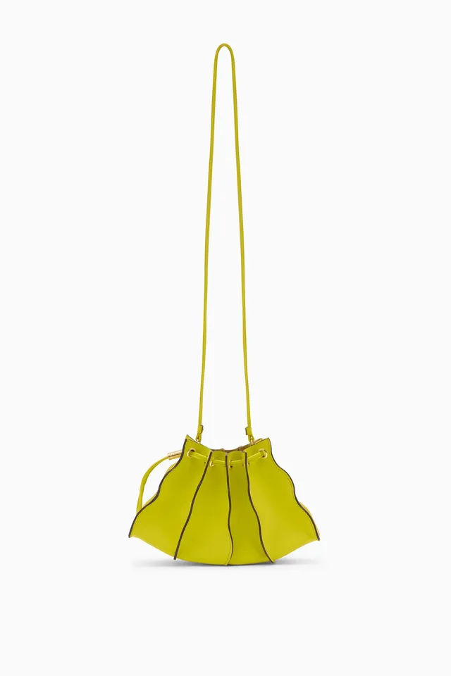 Ulla Johnson Adria SP261106 sac bandoulière Limon cuir vert