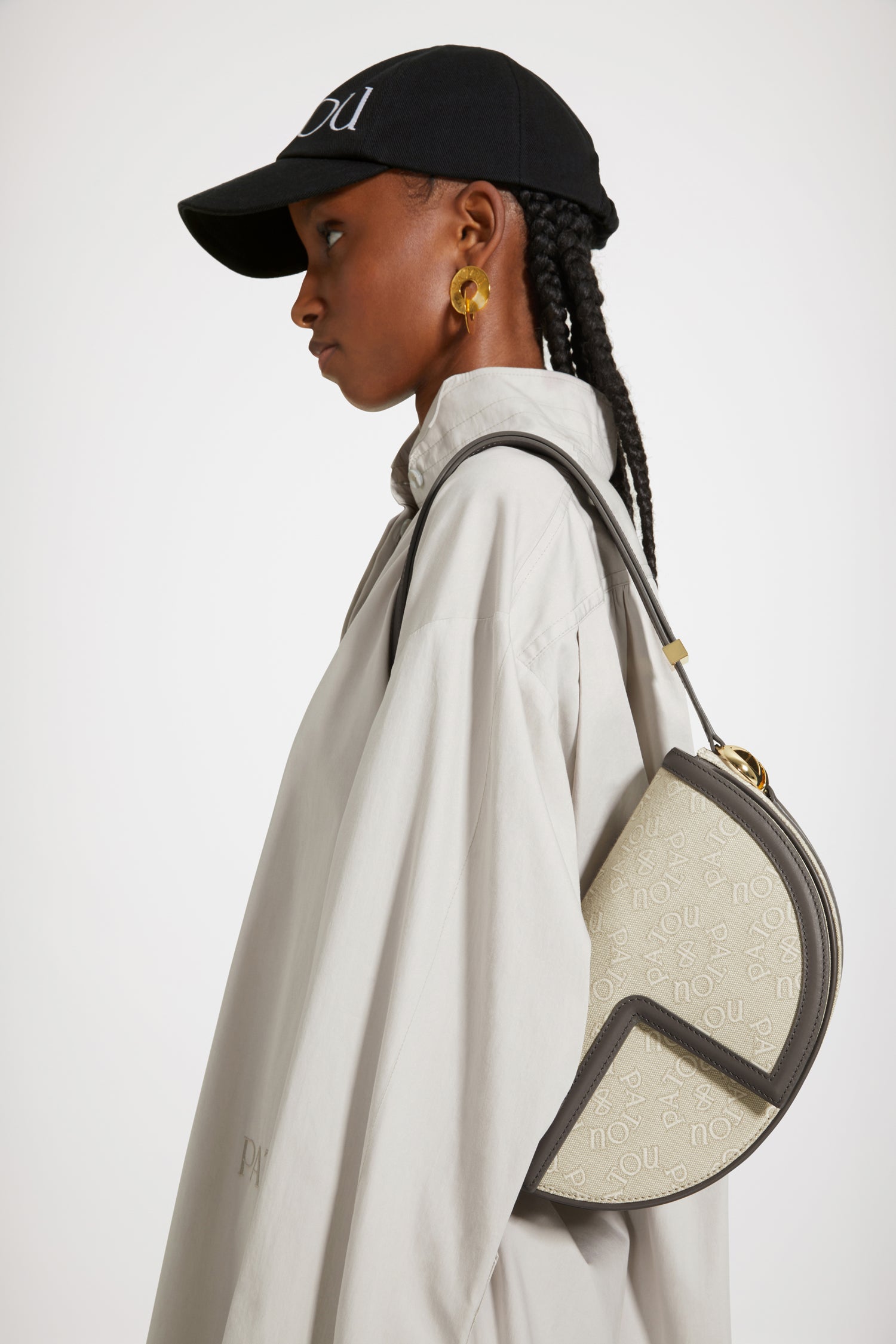 Patou Le Patou sac jacquard coton bio Medallion TU